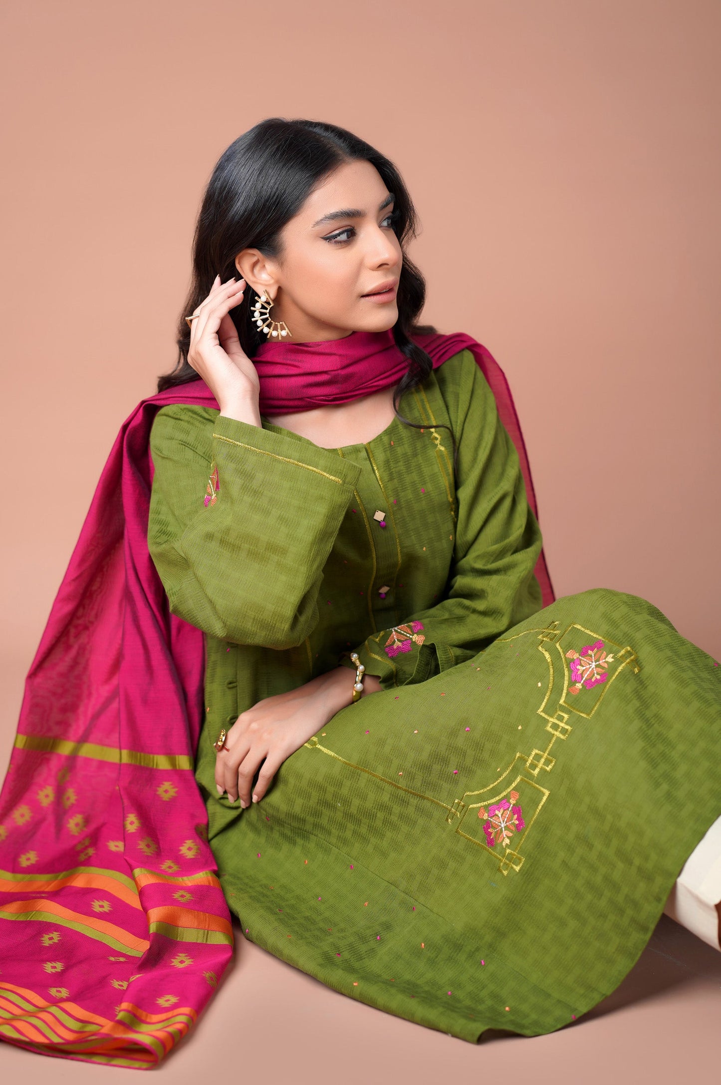 Stitched 2 piece Dobby Suit