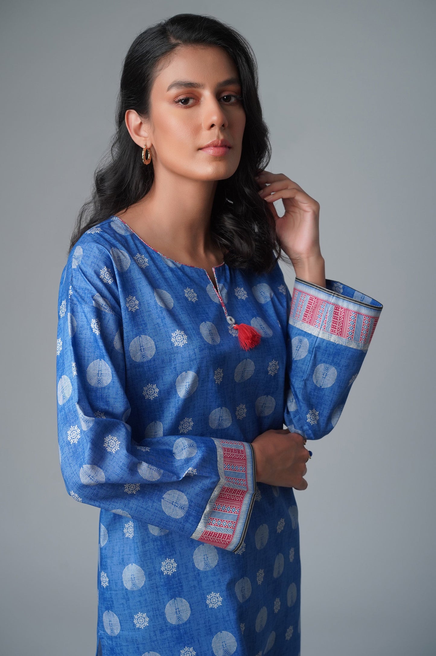 Stitched 1 Piece Printed Lawn Shirt