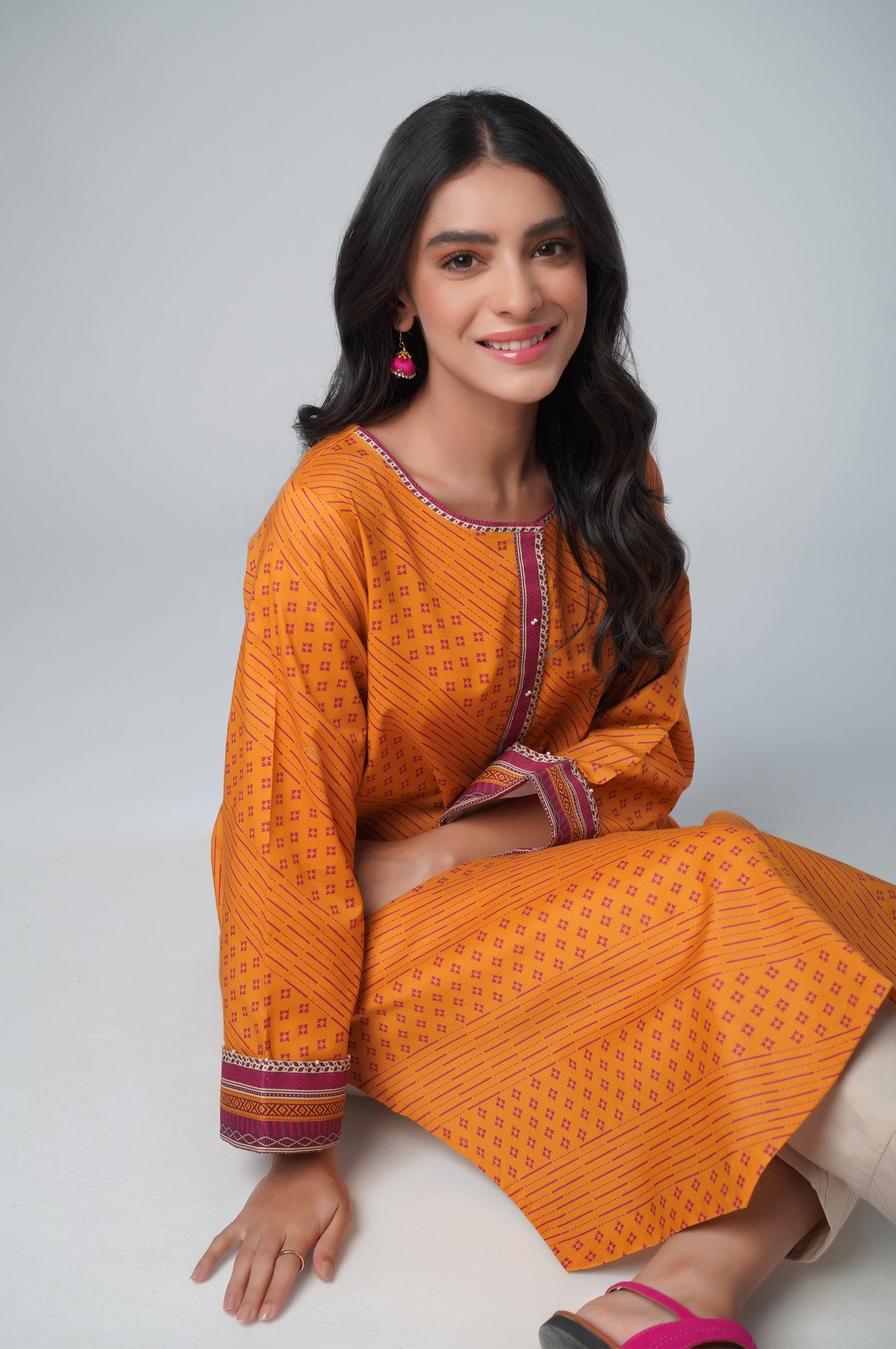 Stitched 1 Piece Printed Lawn Shirt