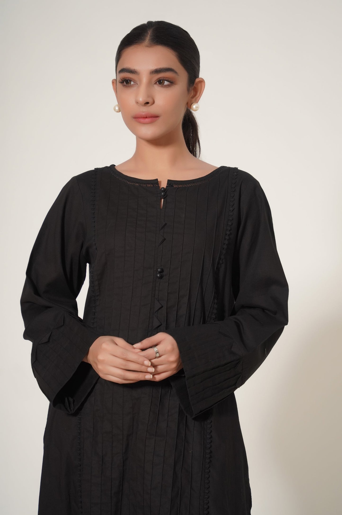 Stitched 1 Piece Cambric Stylised Shirt