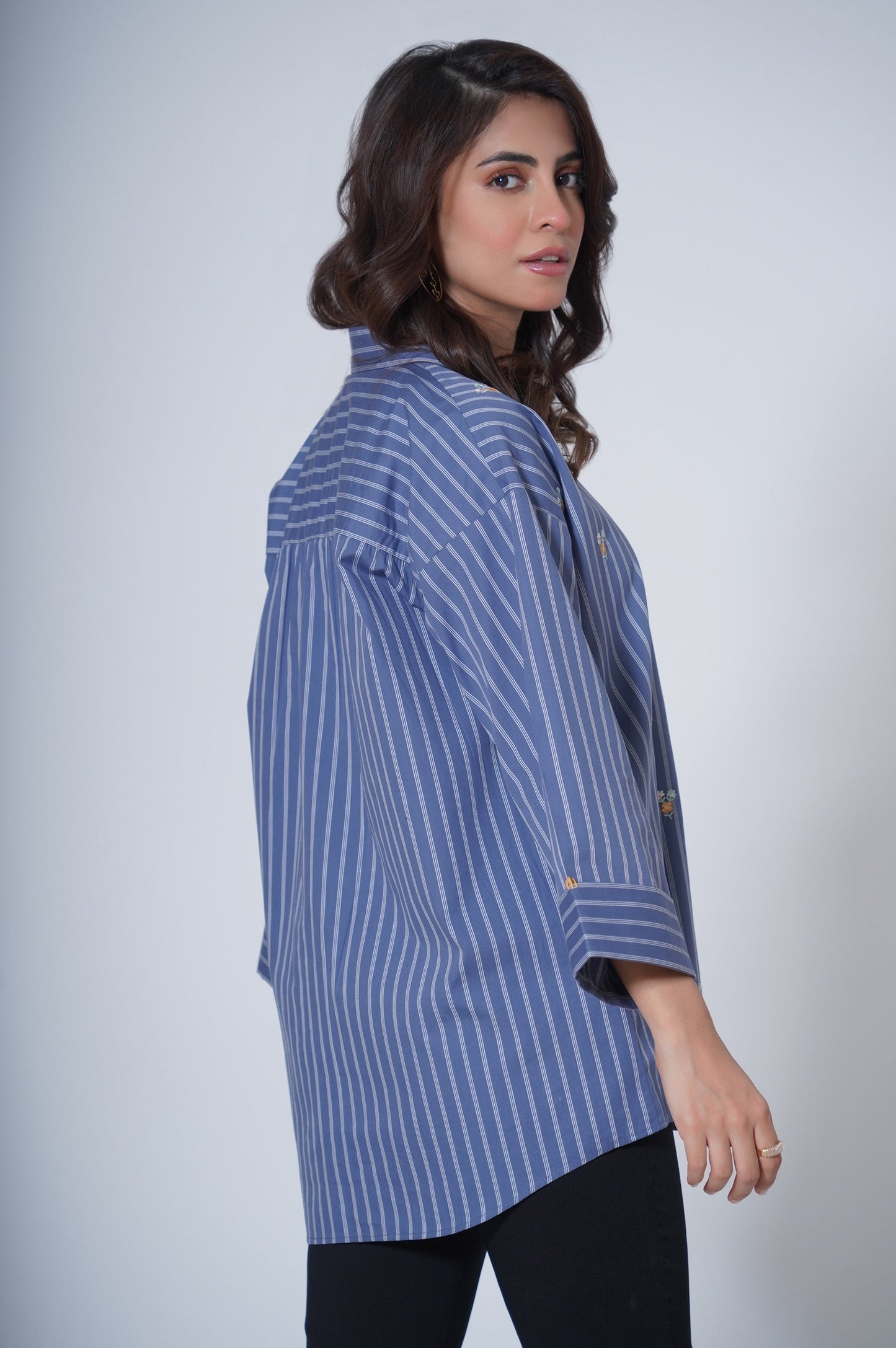 Stitched 1 Piece Yarn Dyed Top