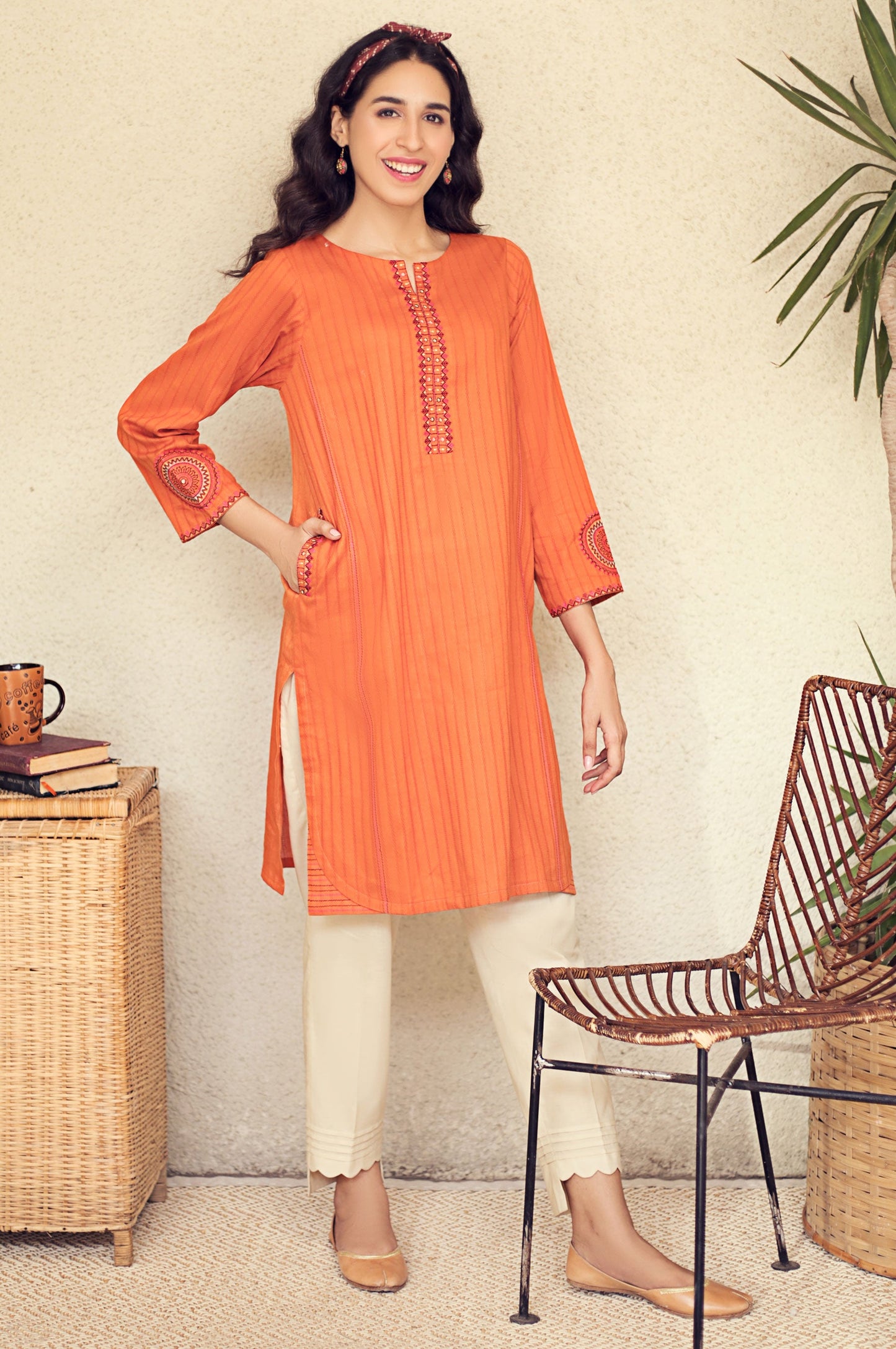 Stitched 1 Piece Embroidered Shirt