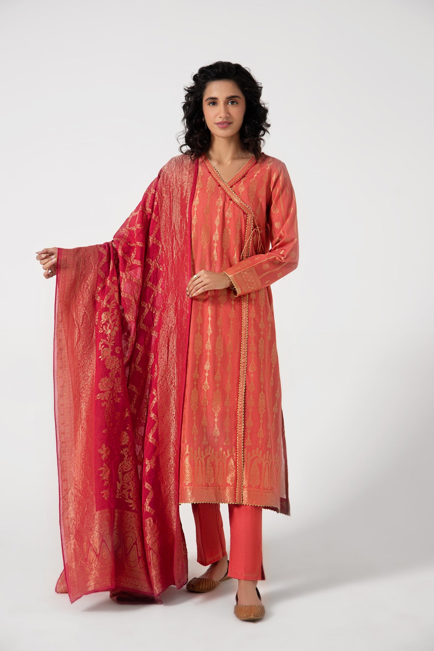 Stitched 3 Piece Dyed Jacquard Suit