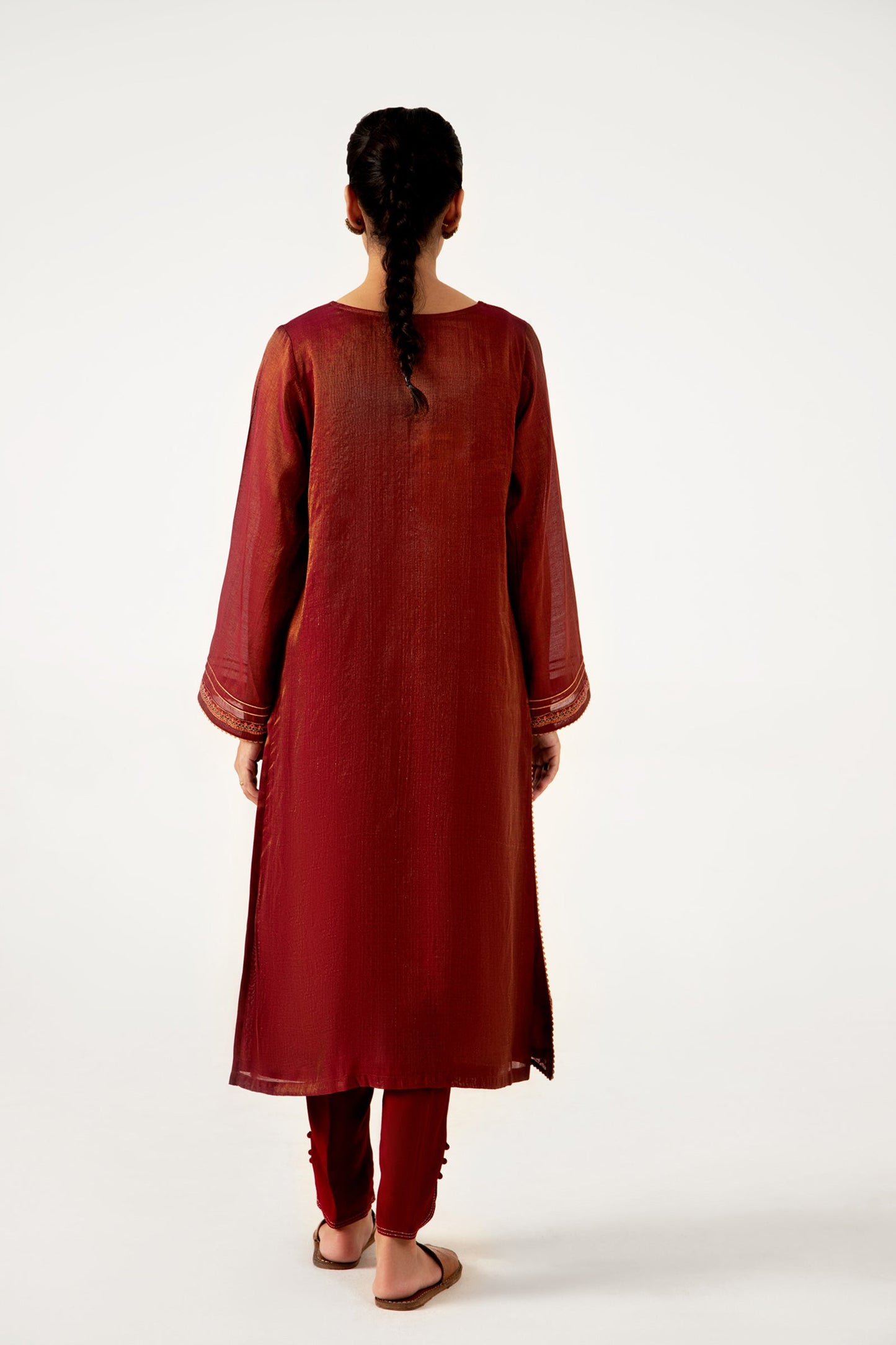 Stitched 2 Piece Mysuri Embroidered Outfit