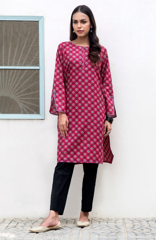 Unstitched 1 Piece Printed Lawn Shirt