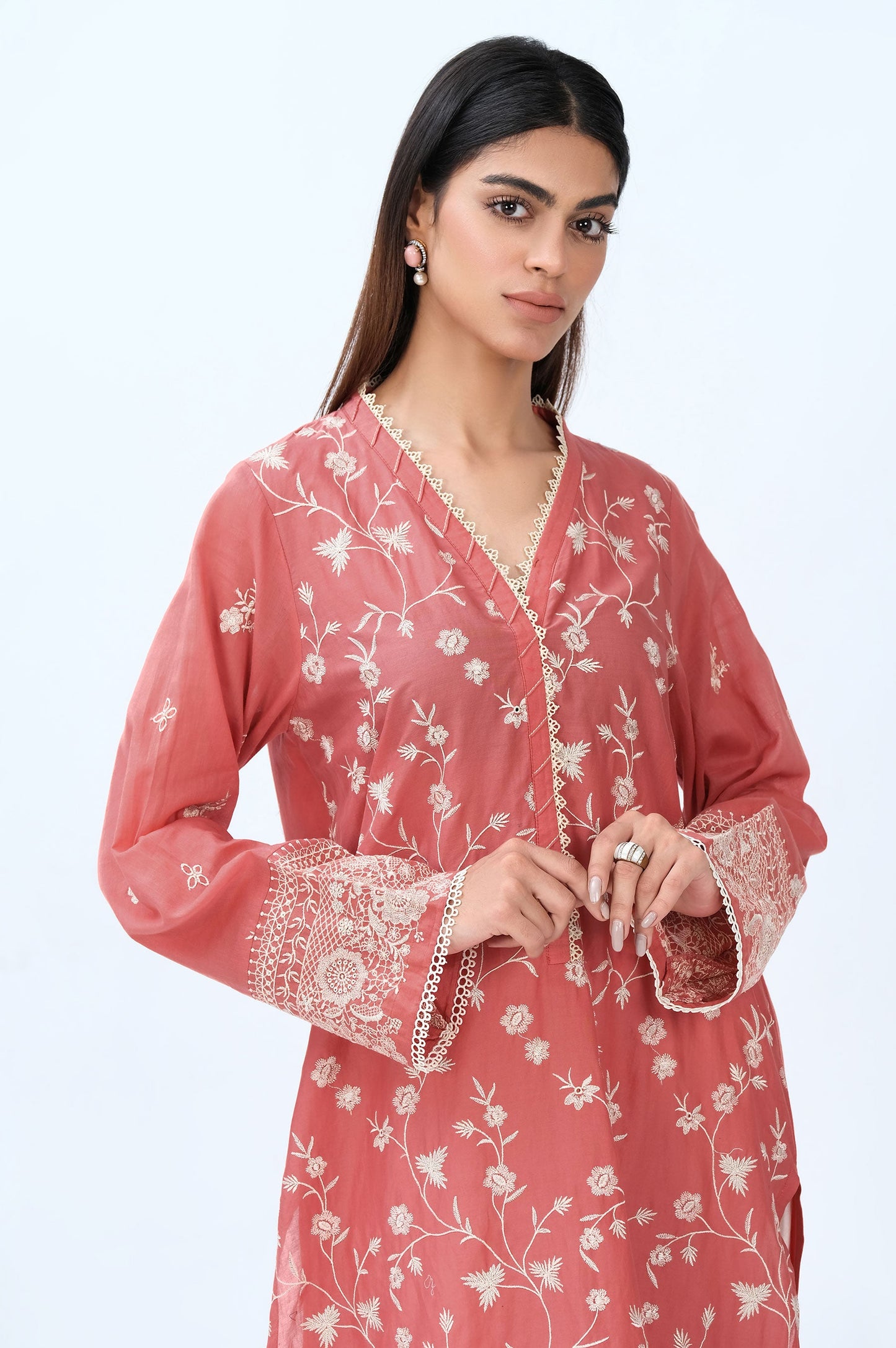 Stitched 1 Piece Chikankari Lawn Shirt