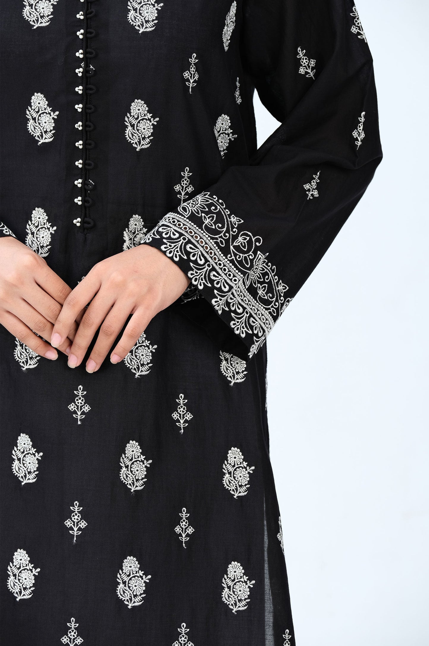 Stitched 1 Piece Chikankari Lawn Shirt