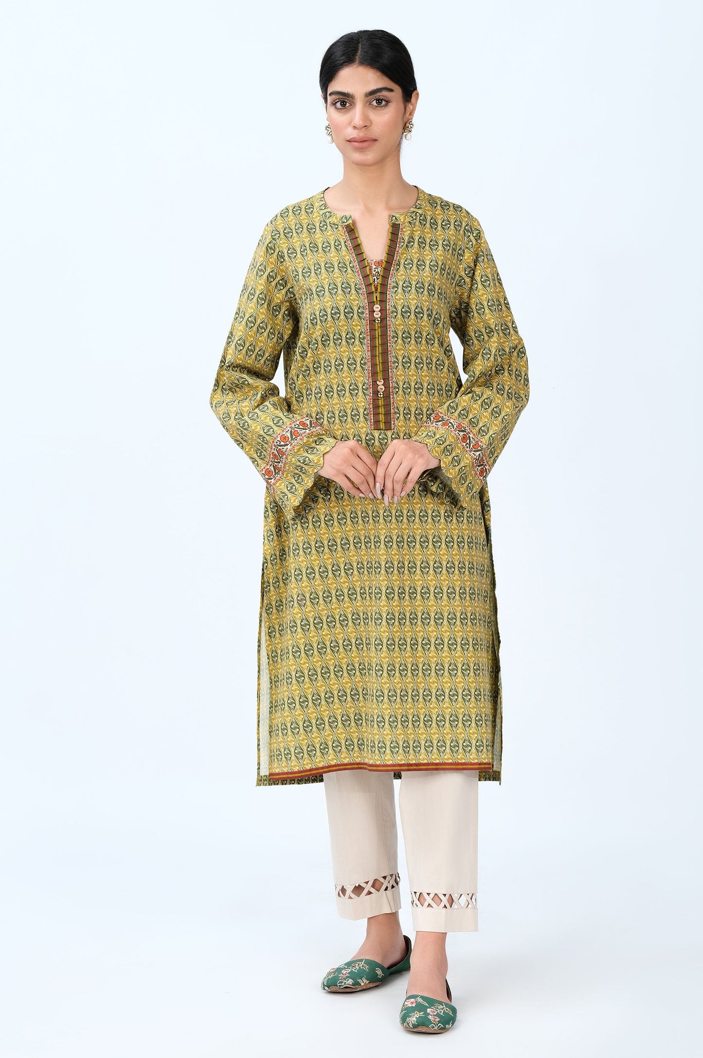 Stitched 1 Piece Digital Printed Khaddar Shirt