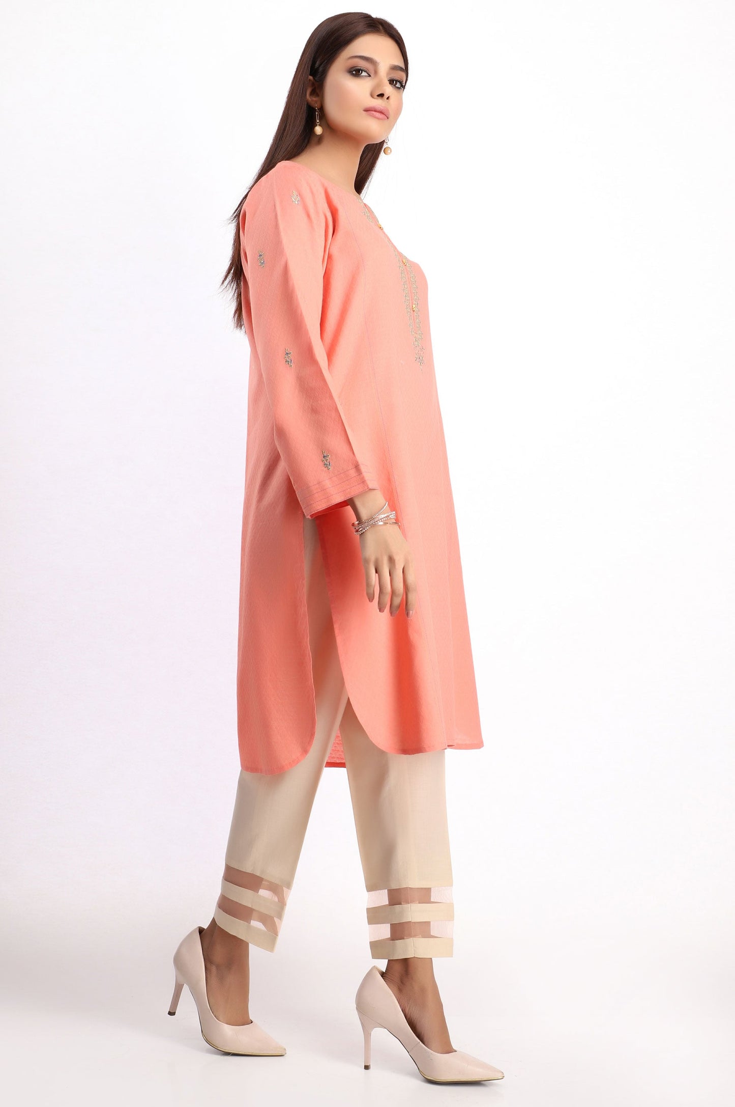 Stitched 1 Piece Embroidered Shirt