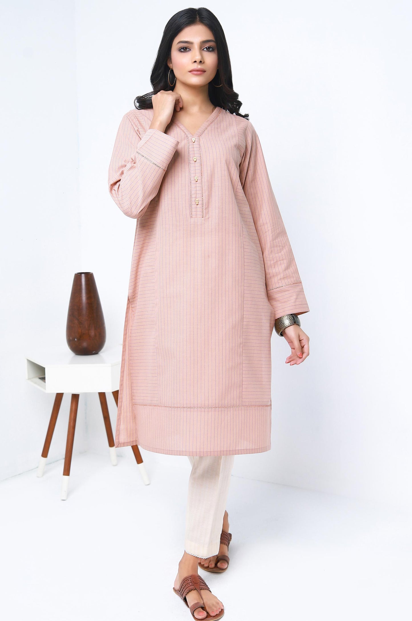 Stitched 1 Piece Embellished Shirt