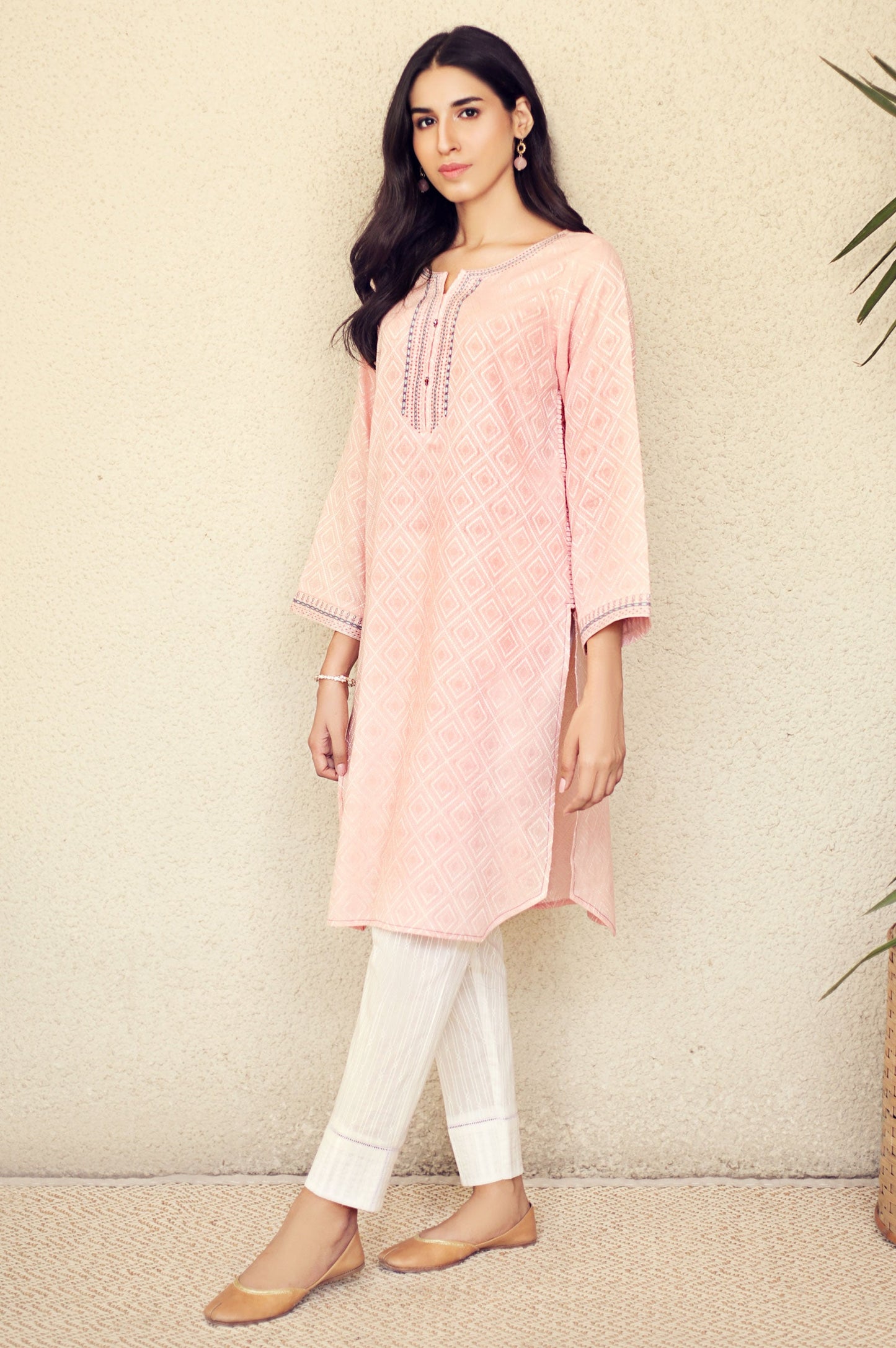 Stitched 1 Piece Embroidered Shirt