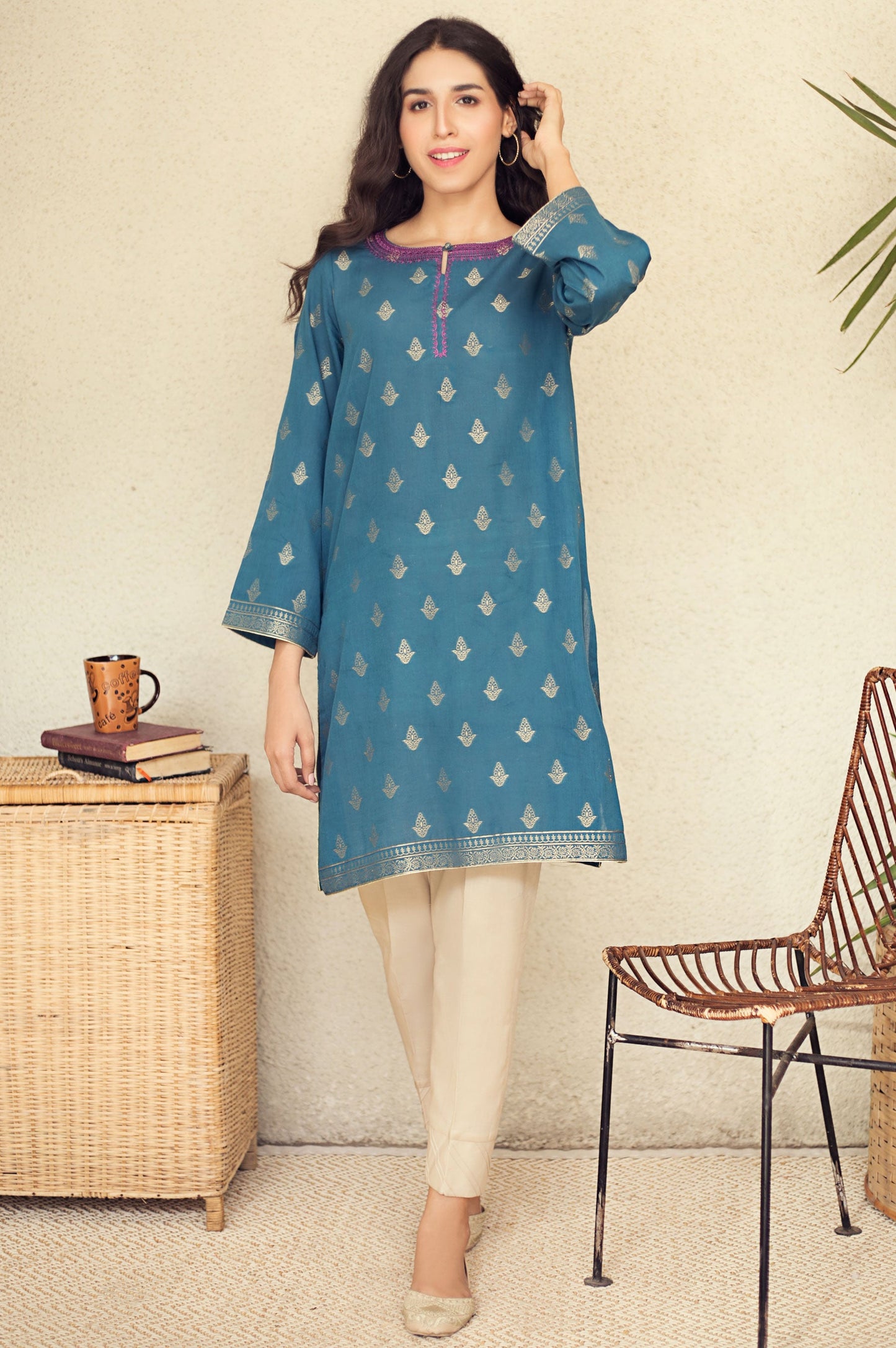 Stitched 1 Piece Embroidered Shirt