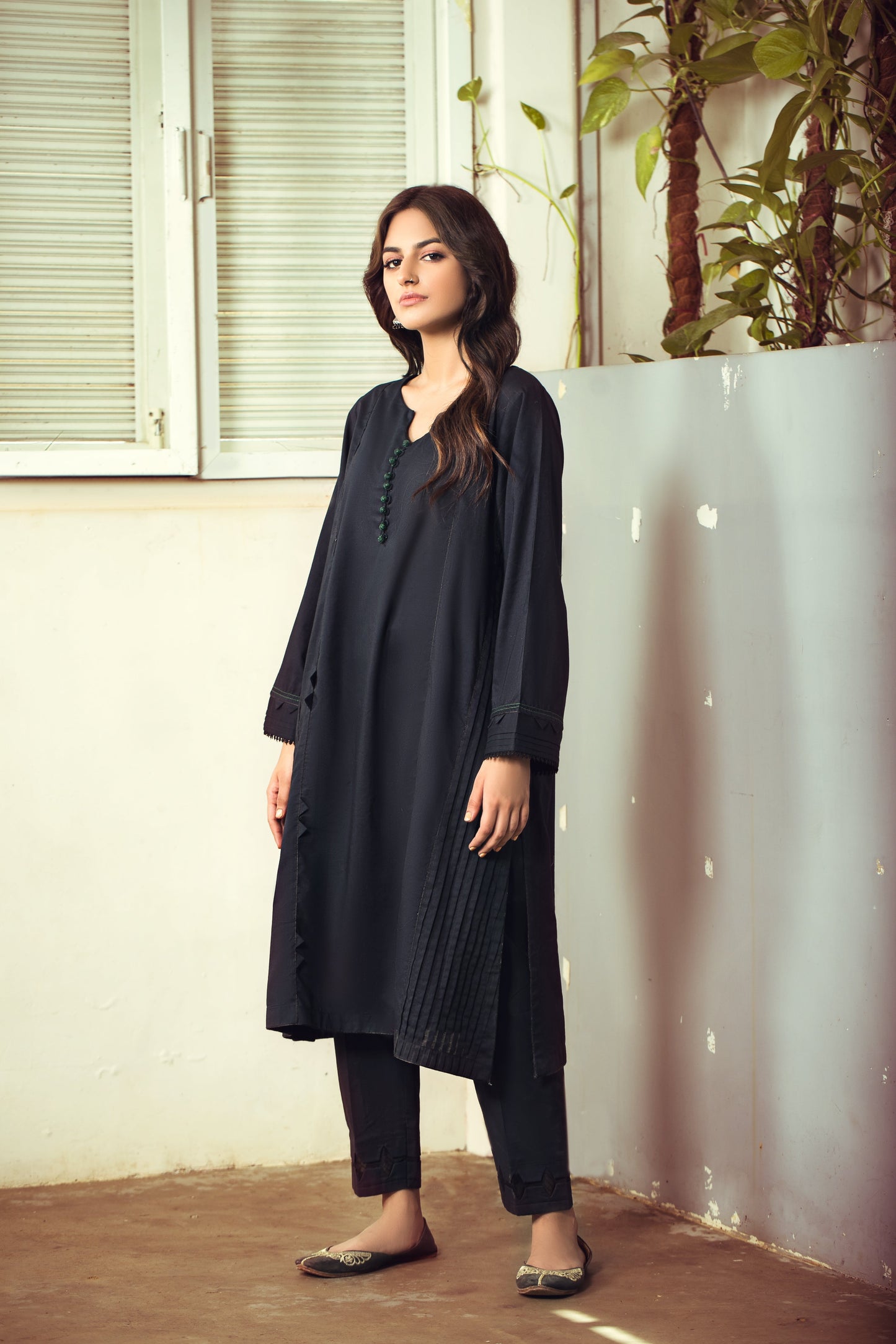 Stitched 1 Piece Embellished Shirt