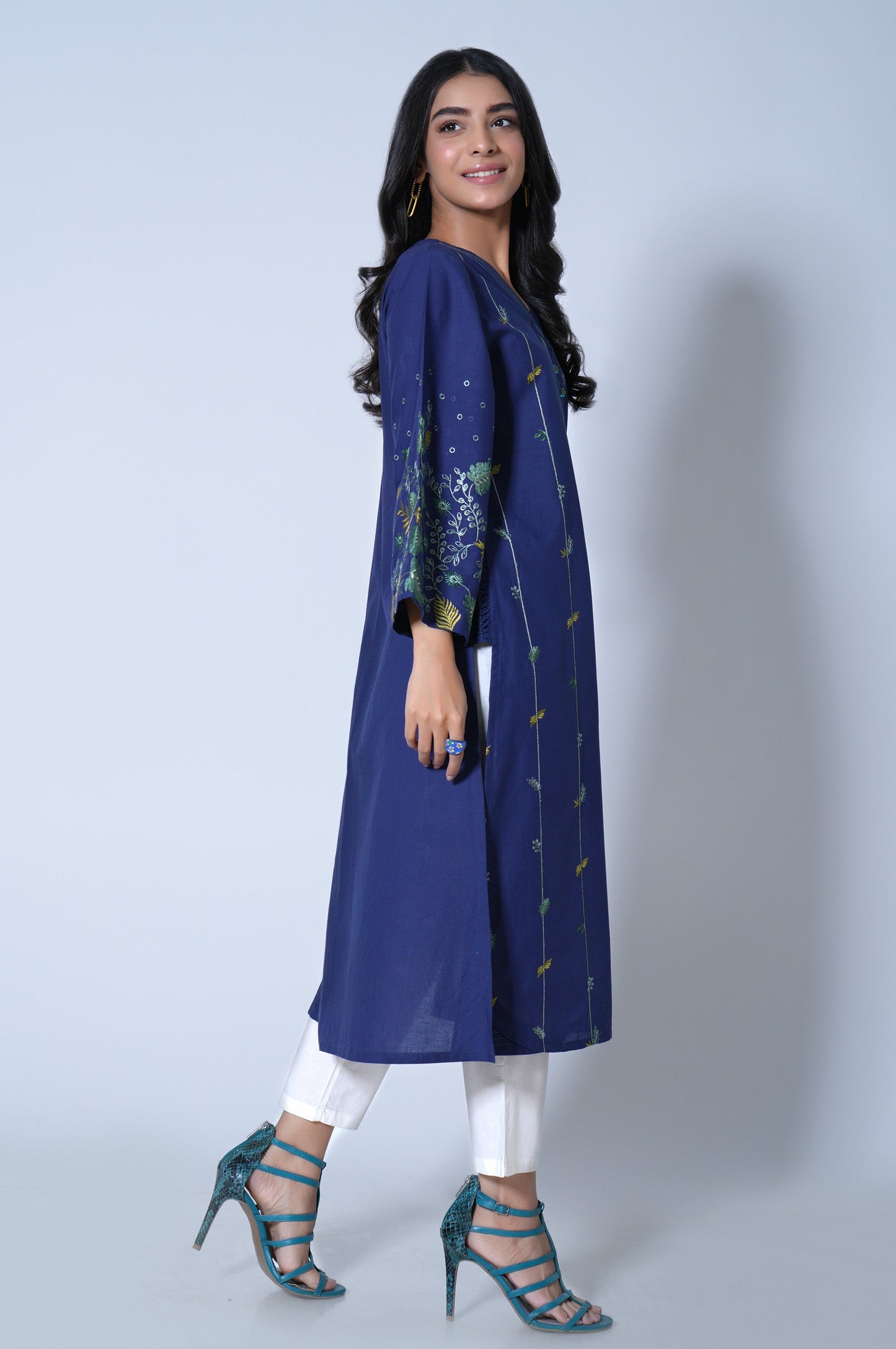 Stitched 1 Piece Cambric Shirt