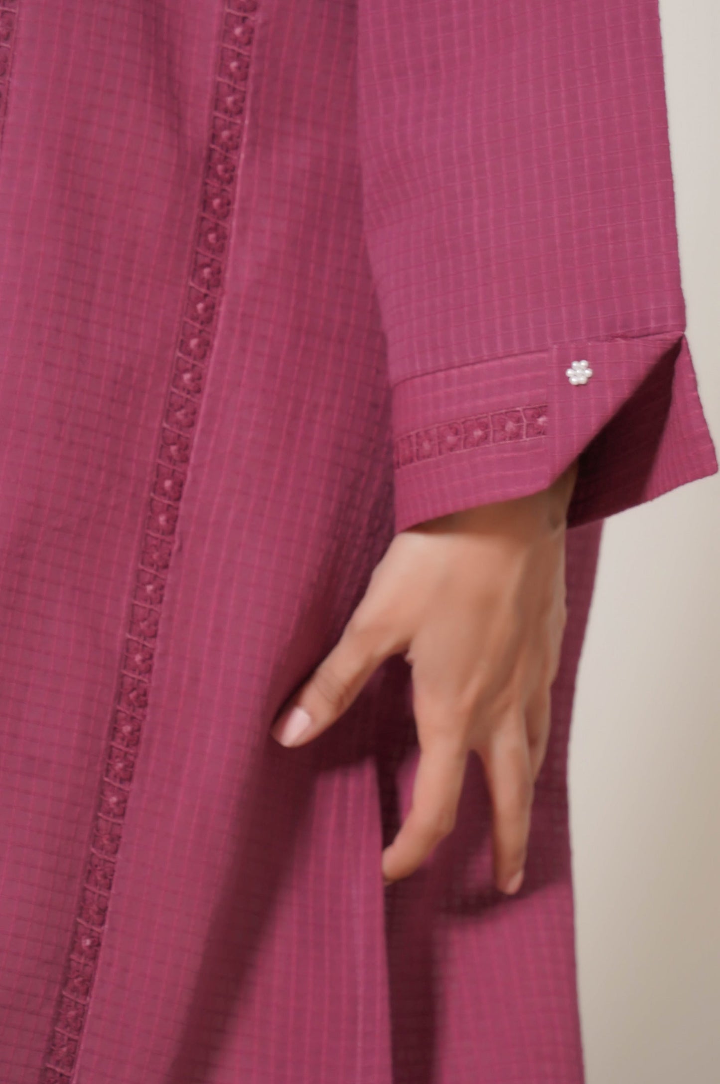 Stitched 1 Piece Stylized Textured Shirt