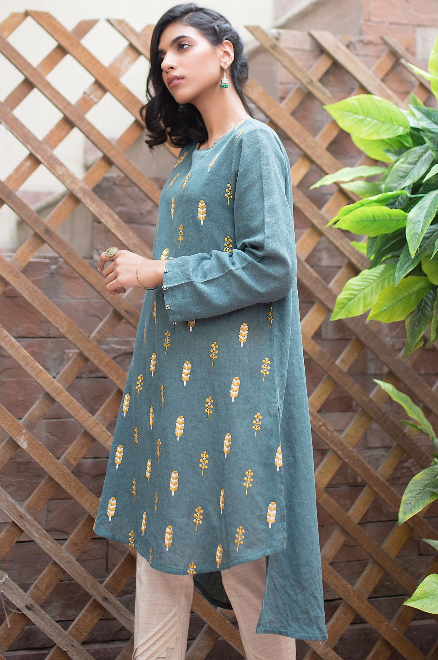 Stitched 1 Piece Yarn Dyed Shirt