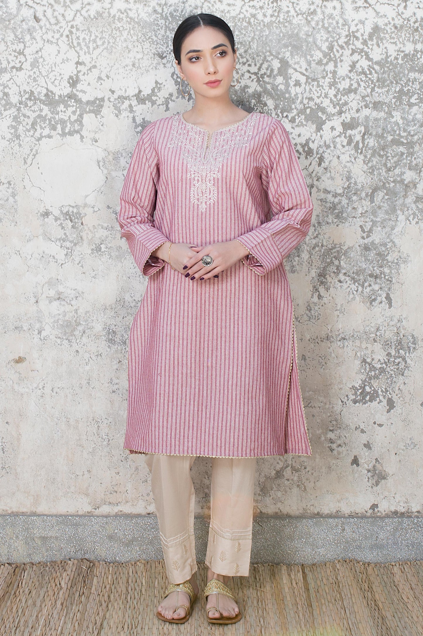 Stitched 1 Piece Yarn Dyed Shirt