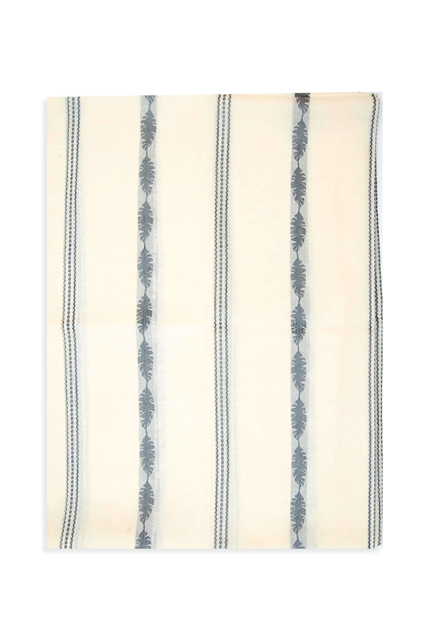 Printed Jacquard Dupatta - Off White