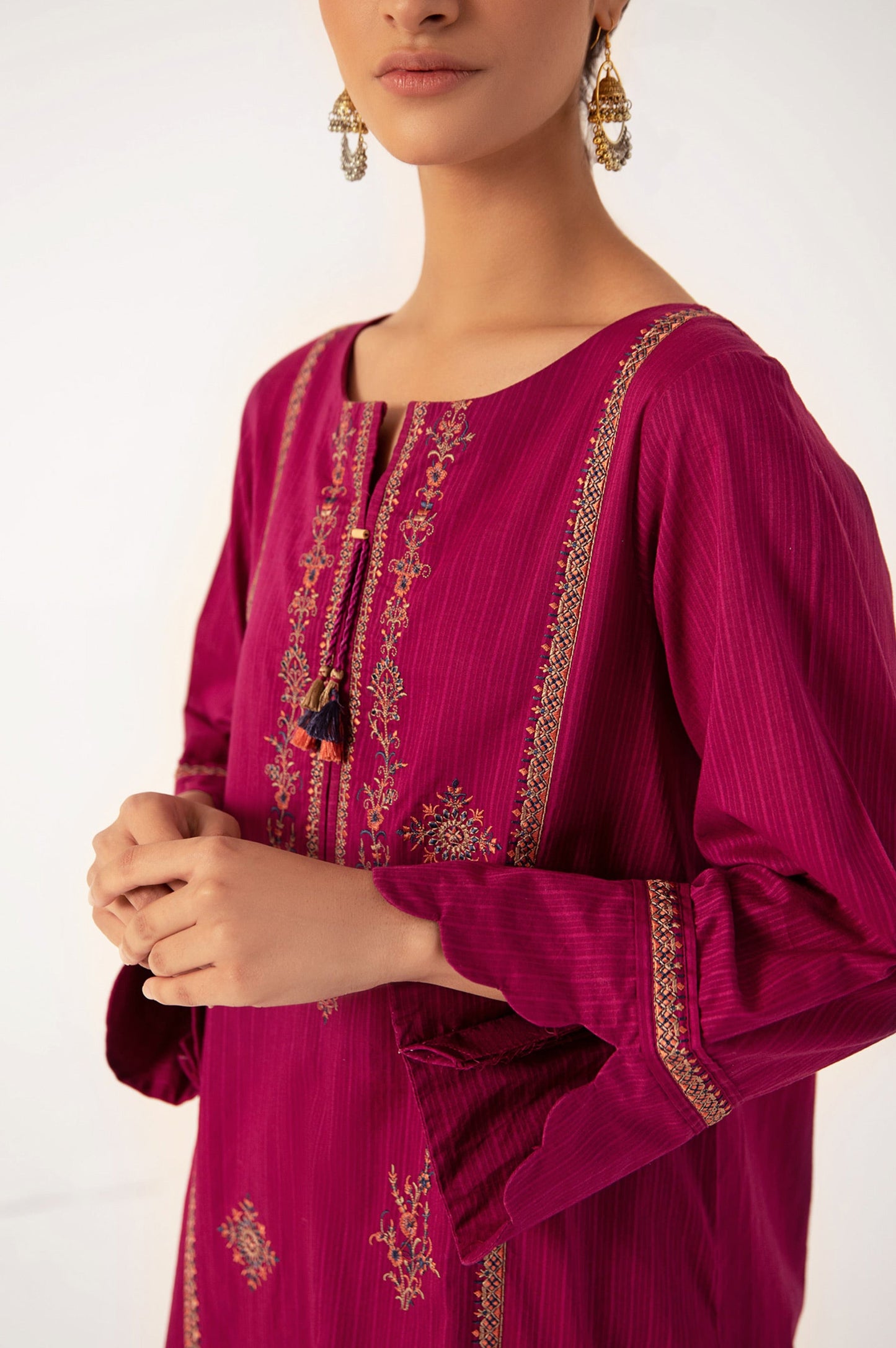 Stitched 2 Piece Doria Embroidered Suit