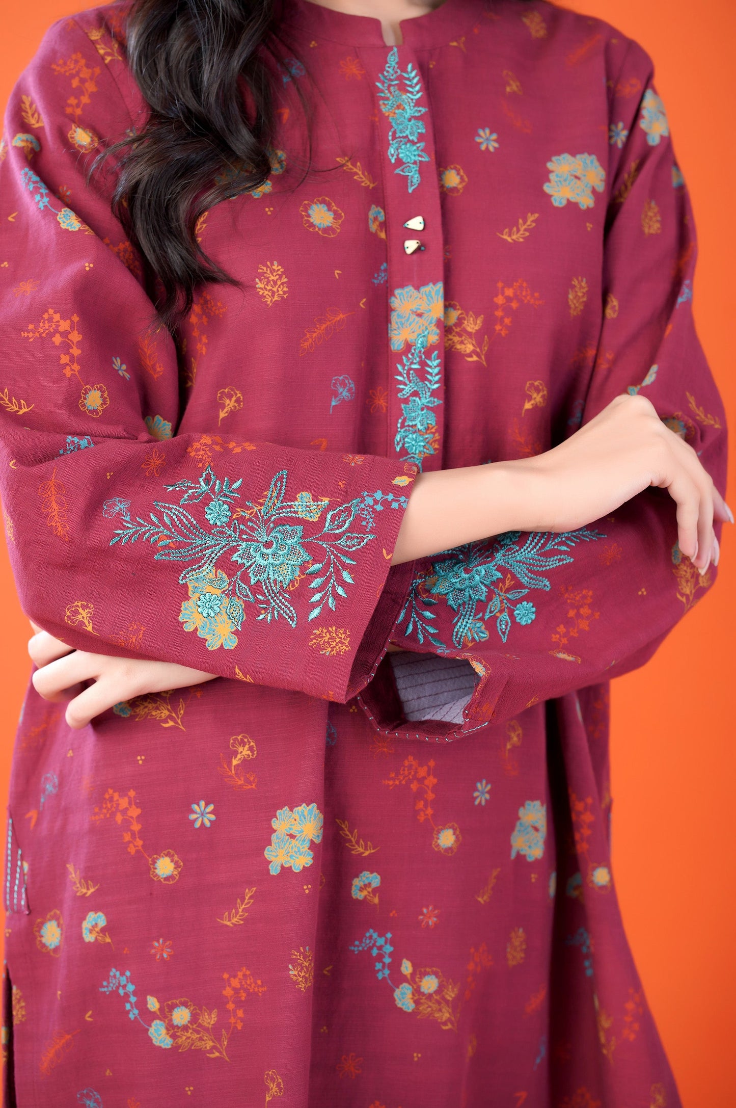 Stitched 2 Piece Khaddar Suit