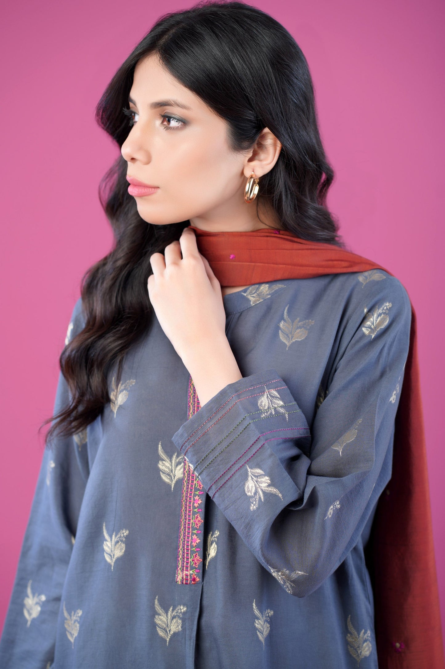 Stitched 2 piece Dobby Mysuri Suit