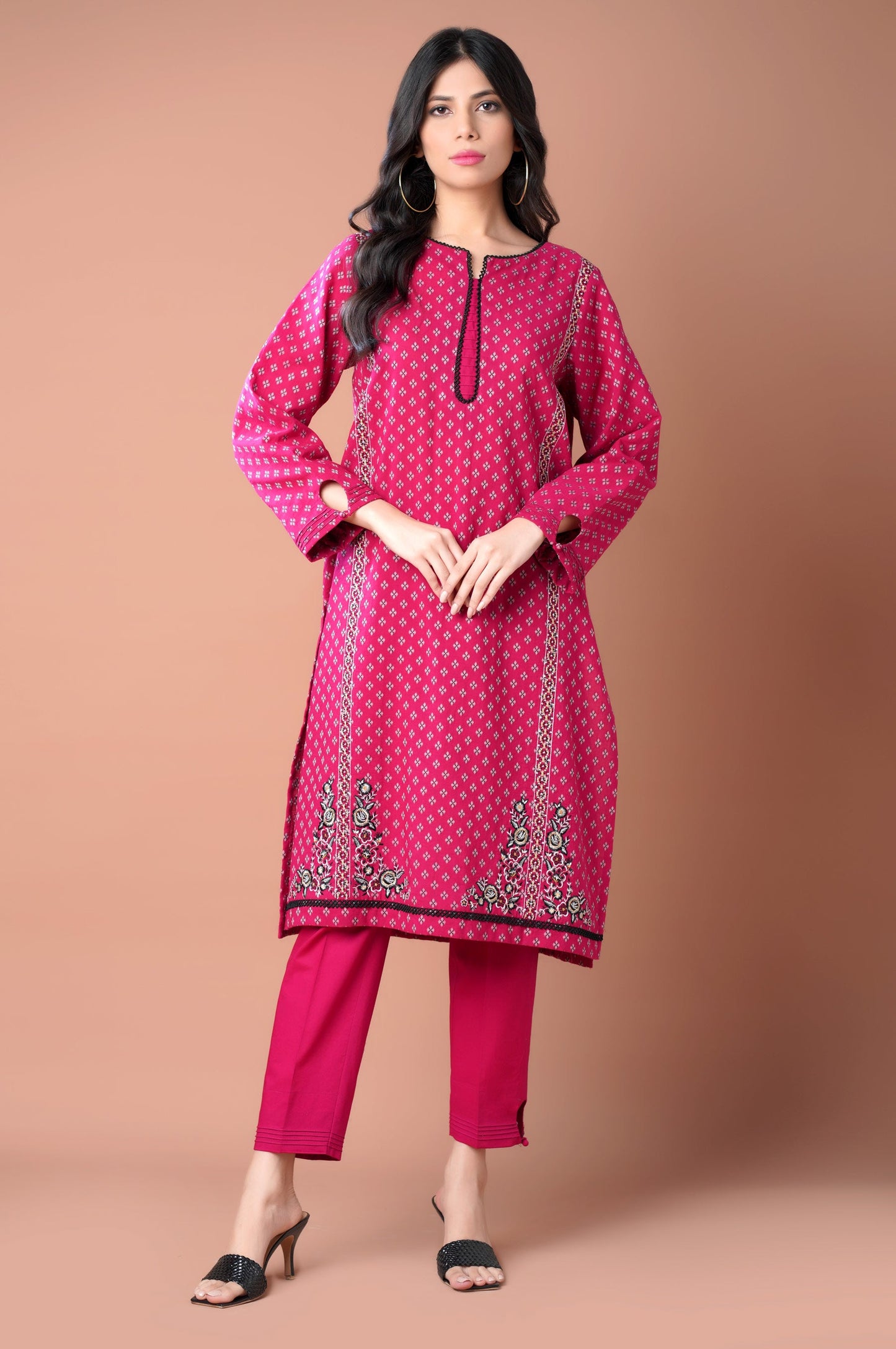 Stitched 2 Piece Jacquard Suit
