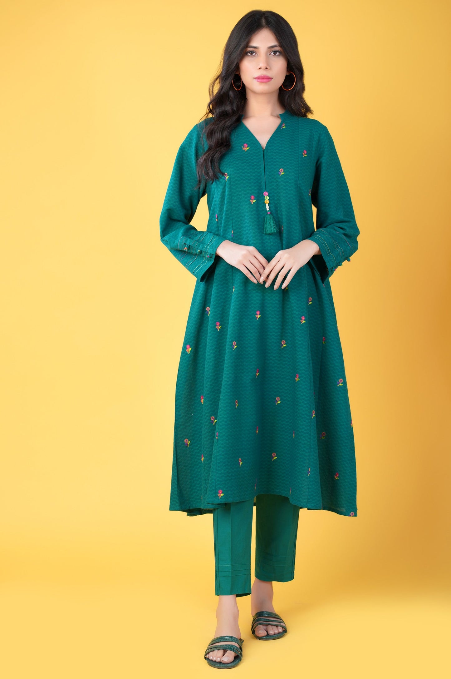 Stitched 2 piece Dobby Jacquard Suit