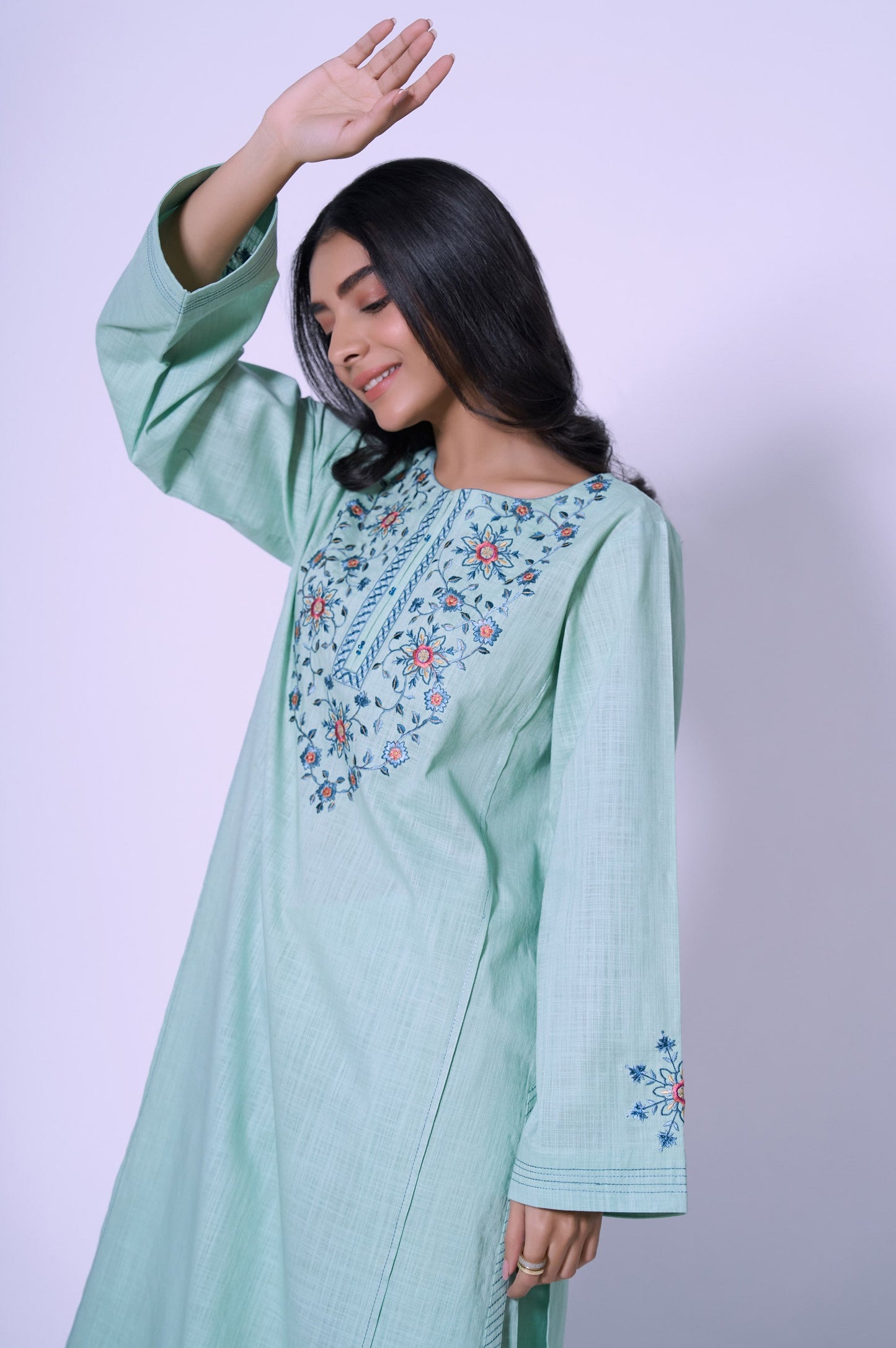 Stitched 2 Piece Cotton Slub Suit