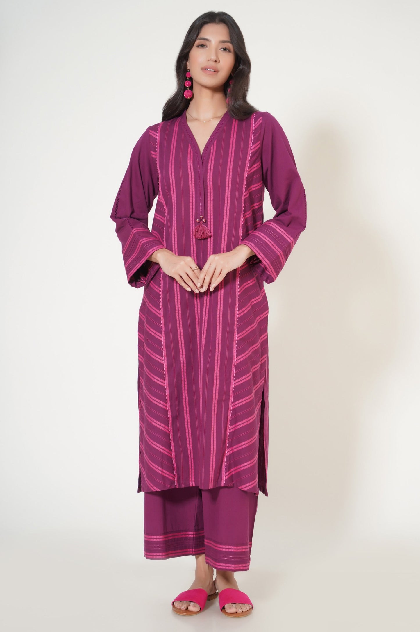 Stitched 2 Piece Jacquard Suit