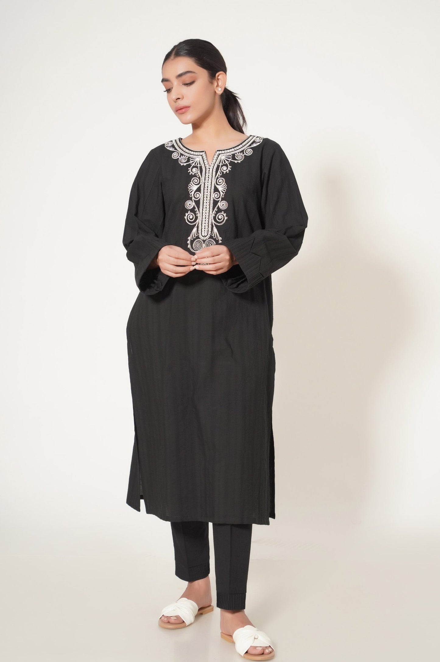 Stitched 2 Piece Doria Embroidered Suit