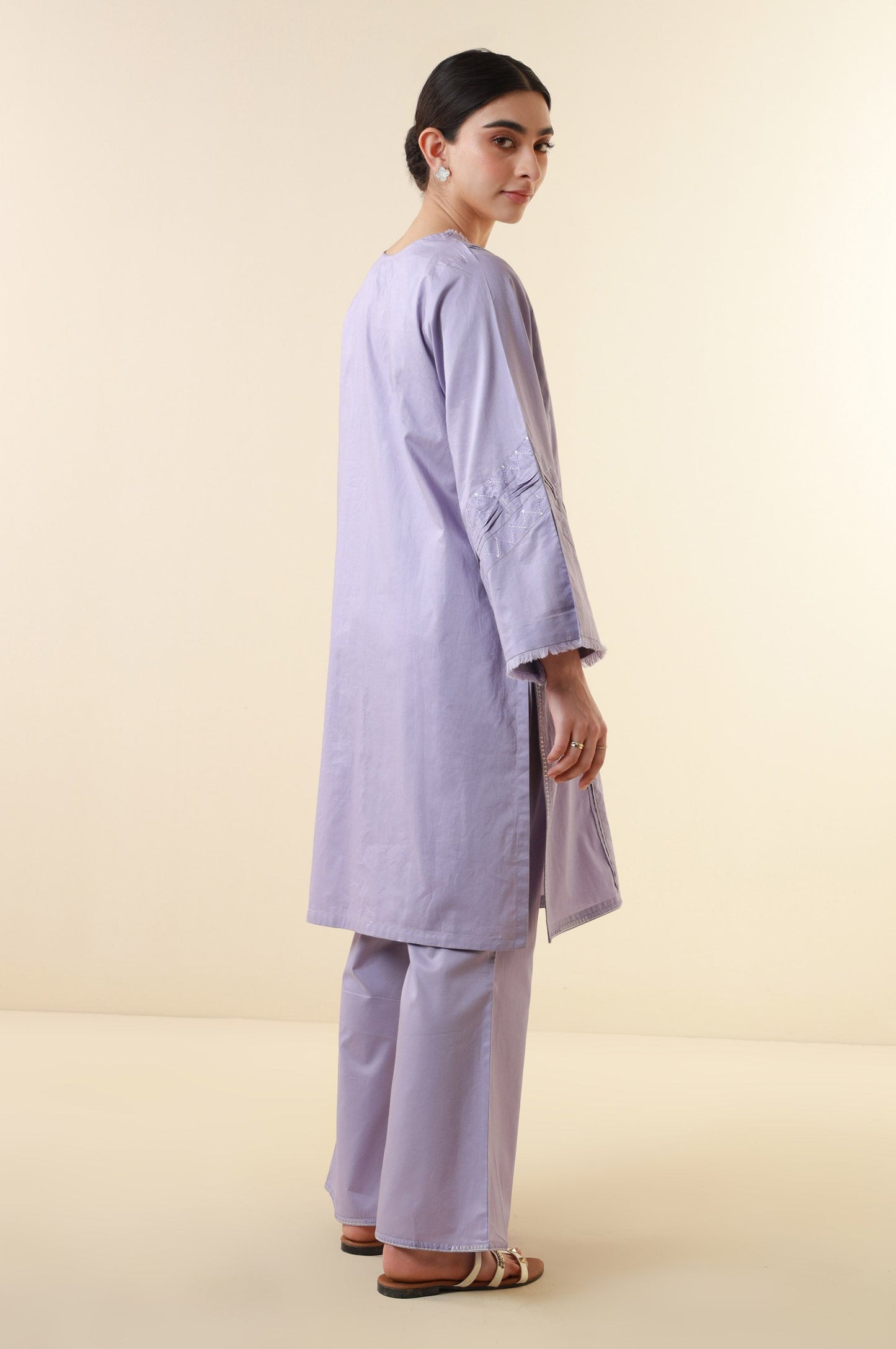 Stitched 2 Piece Stylized Tencel Suit