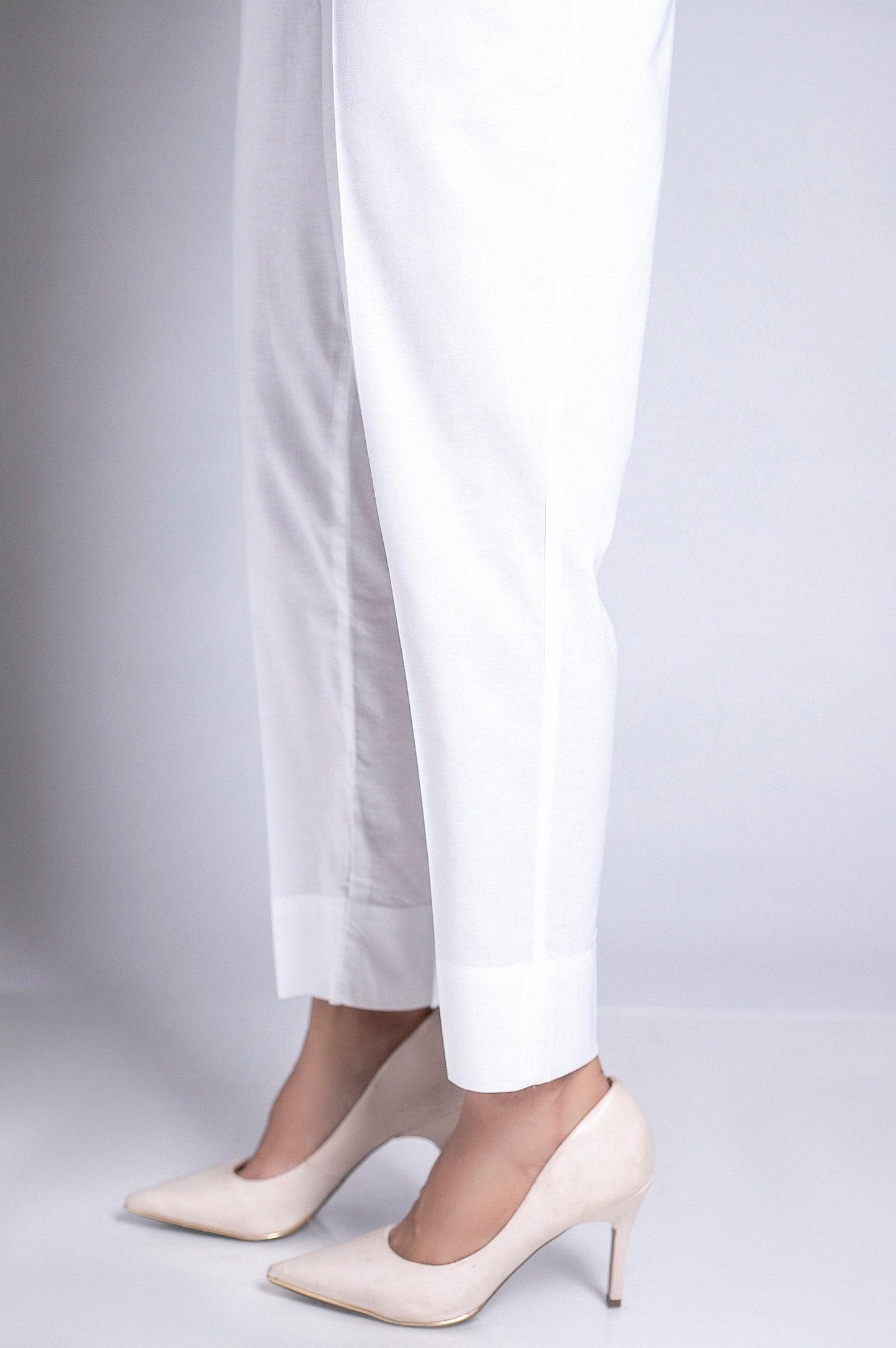 Basic Cambric Pants - White