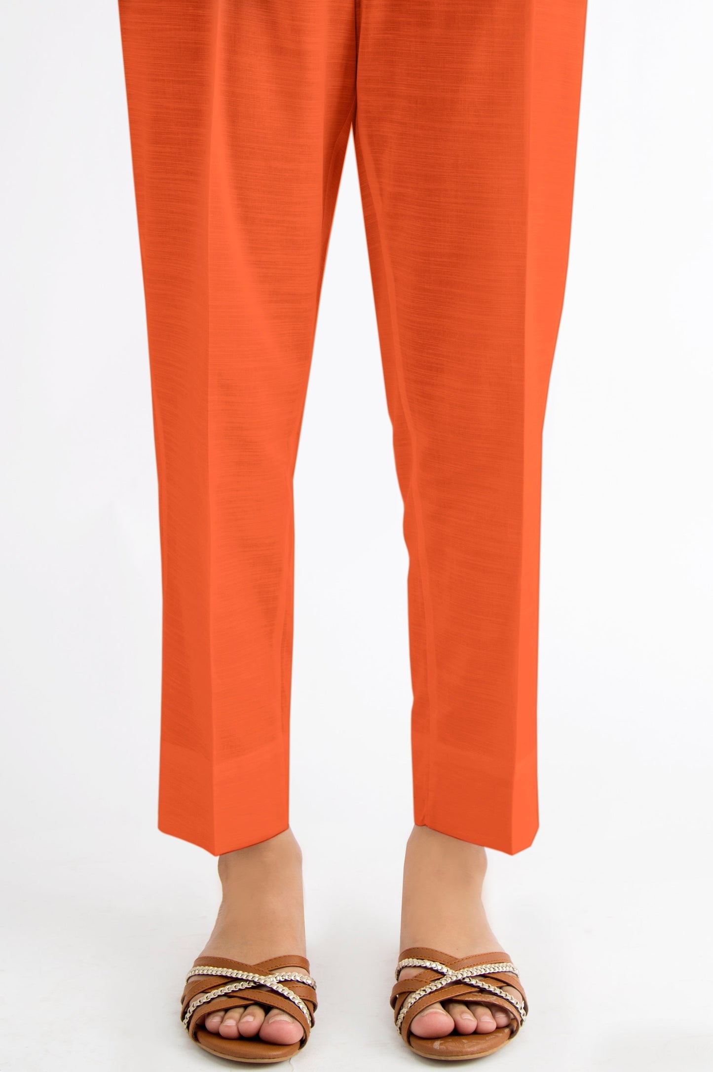 Unstitched Khadder Bottom - Rust