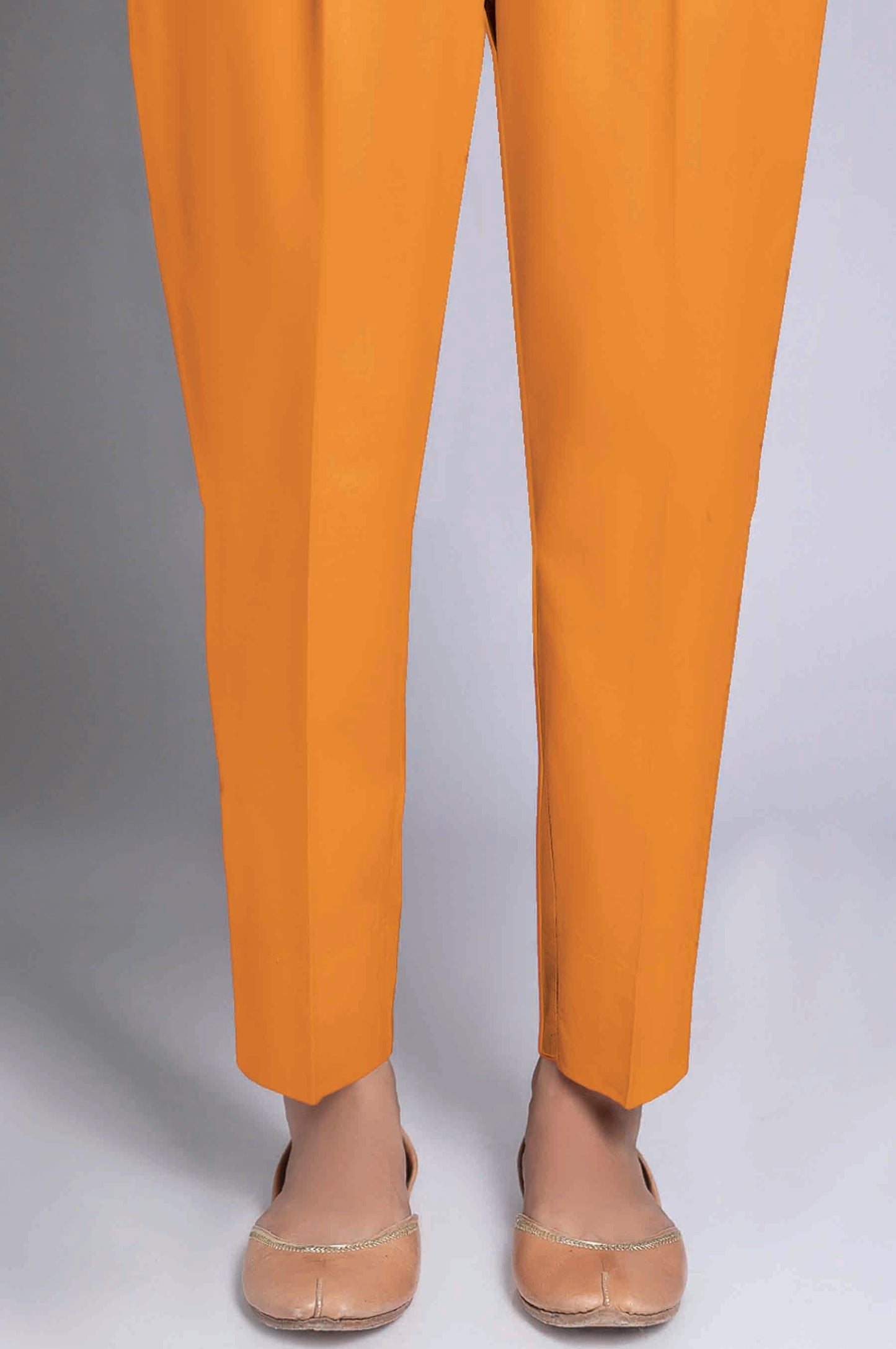 Unstitched Cambric Bottom - Mustard