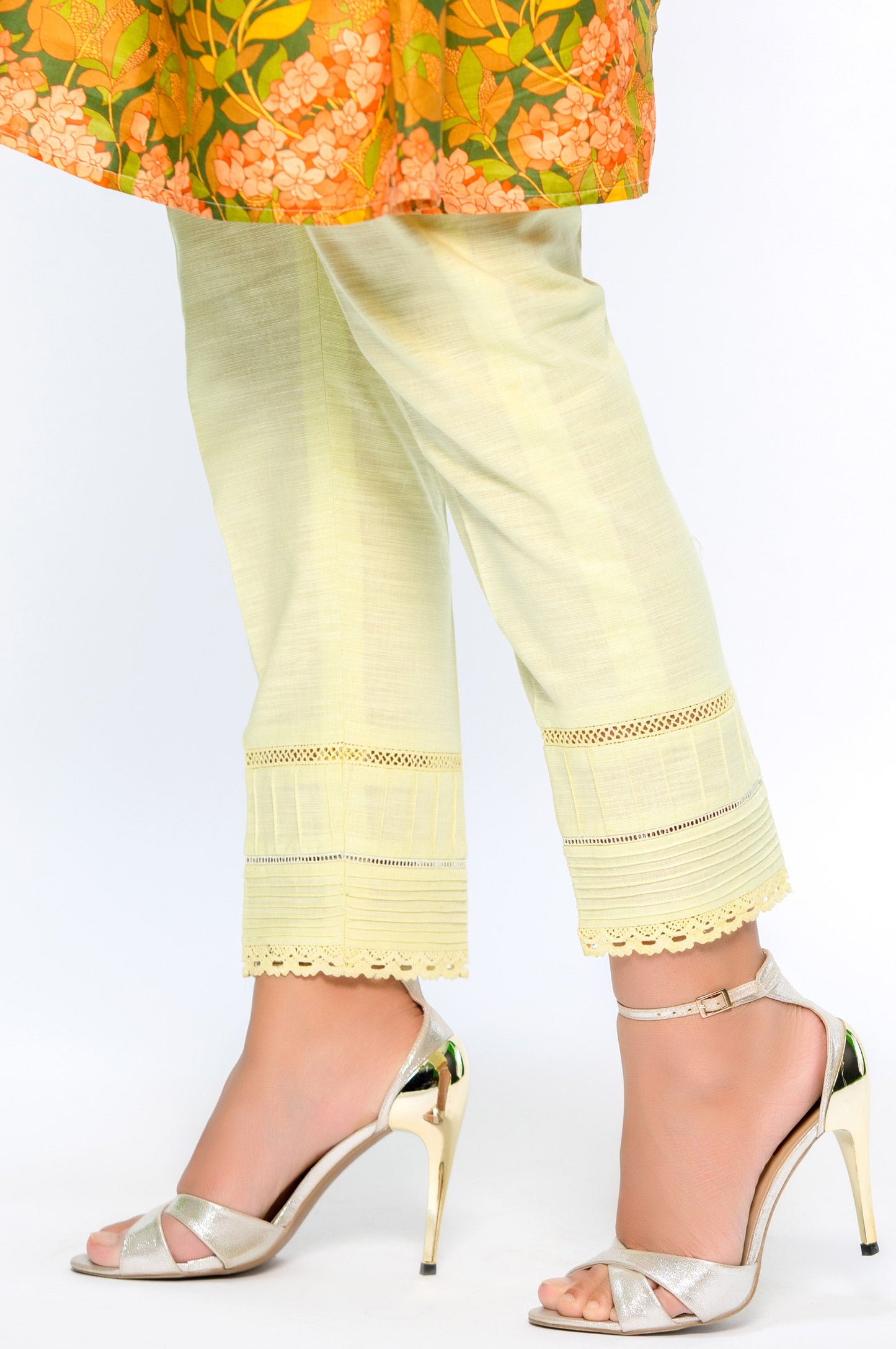 Embellished Khaddar Pants