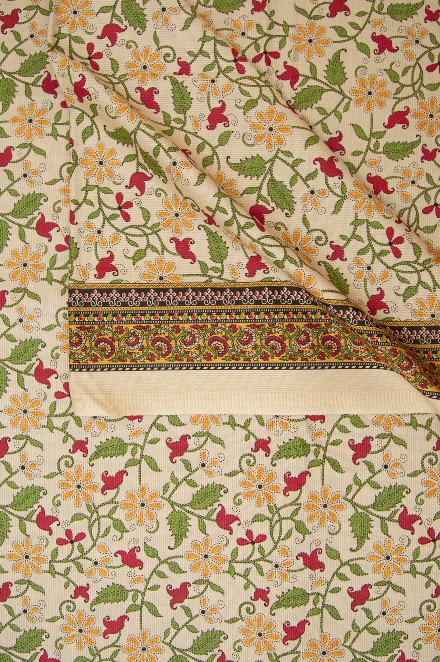 Printed Cottel Dupatta - Off White