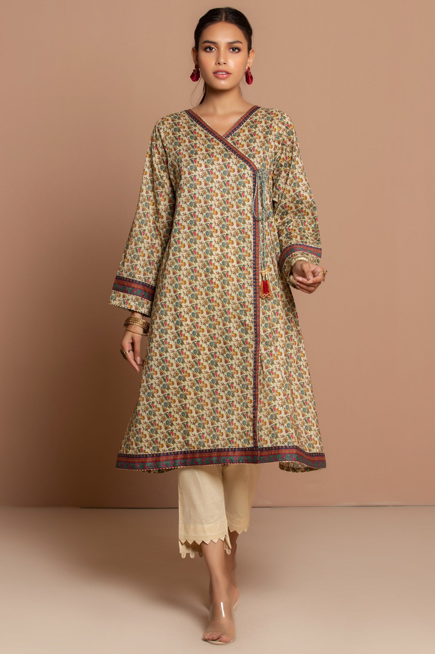 Unstitched 1 Piece Digital Printed Lawn Shirt