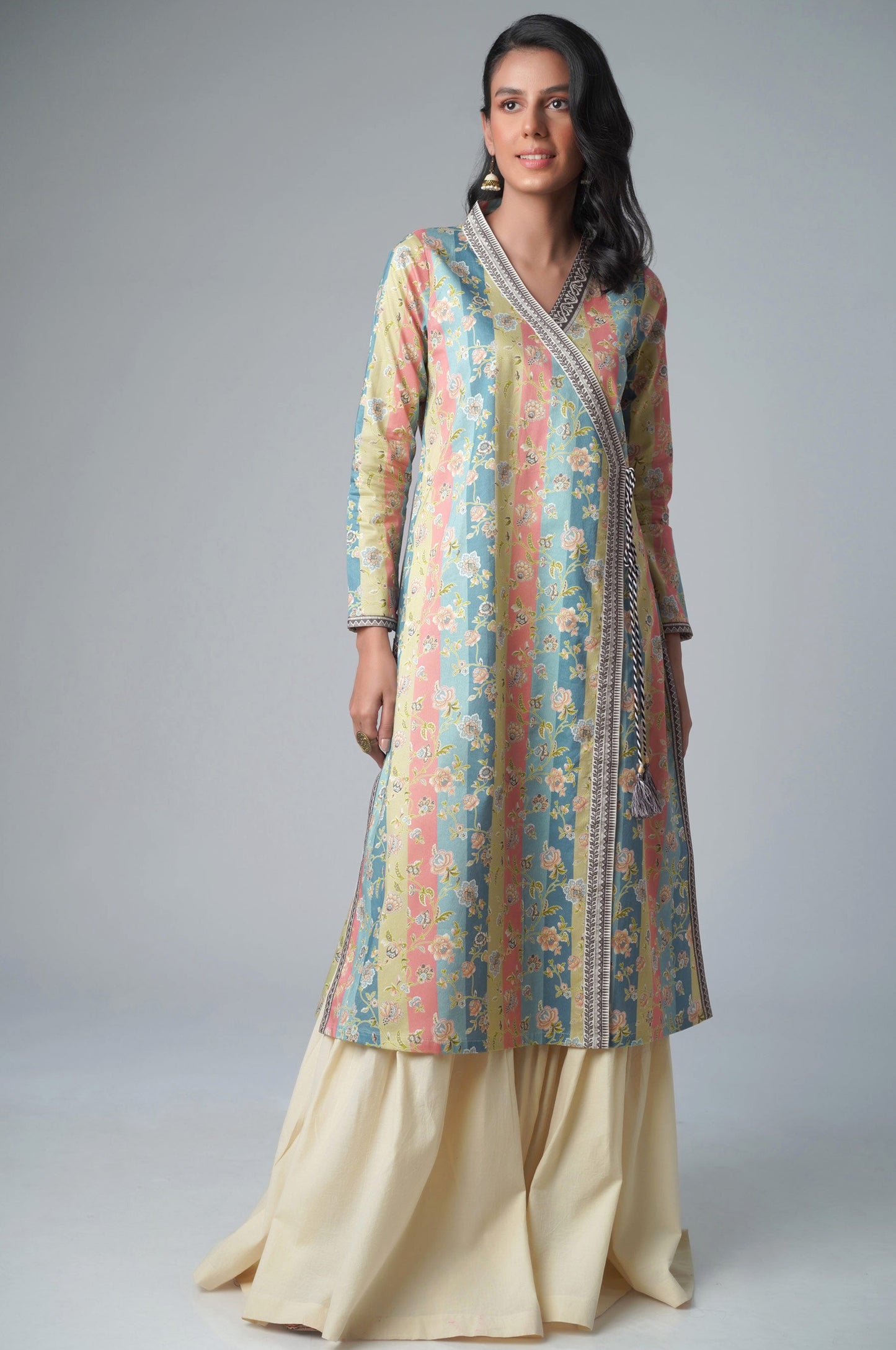 Unstitched 1 Piece Printed Lawn Shirt