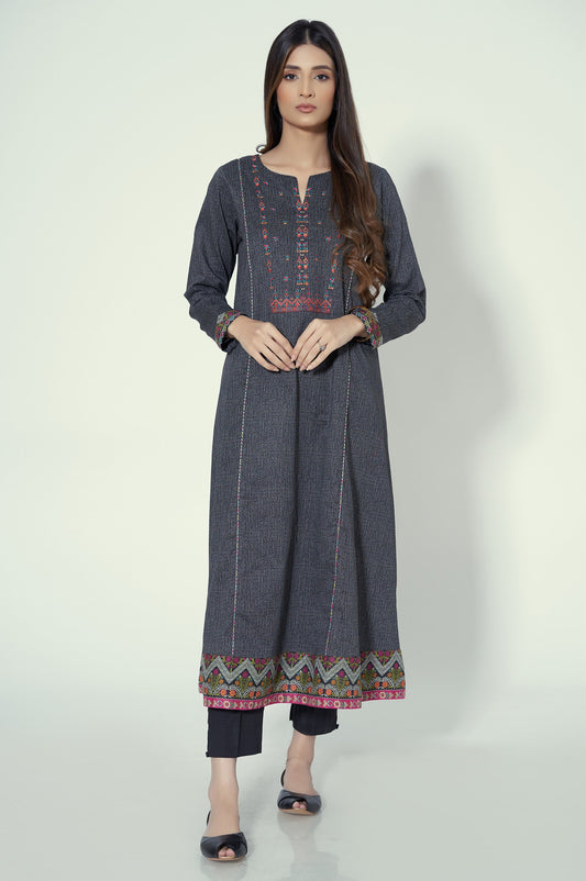 Unstitched 1 Piece Printed Lawn Shirt