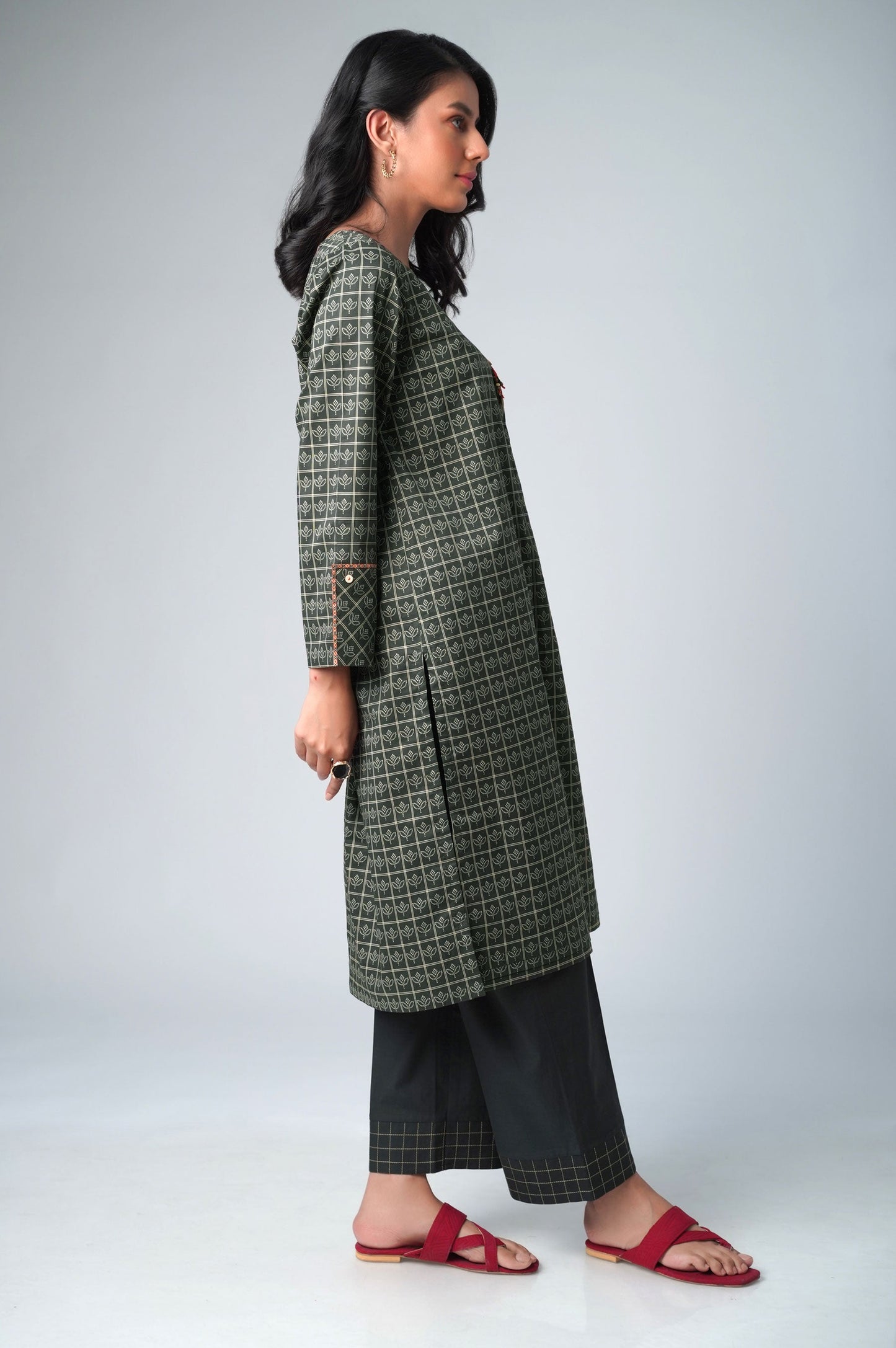 Unstitched 2 Piece Printed Lawn Suit