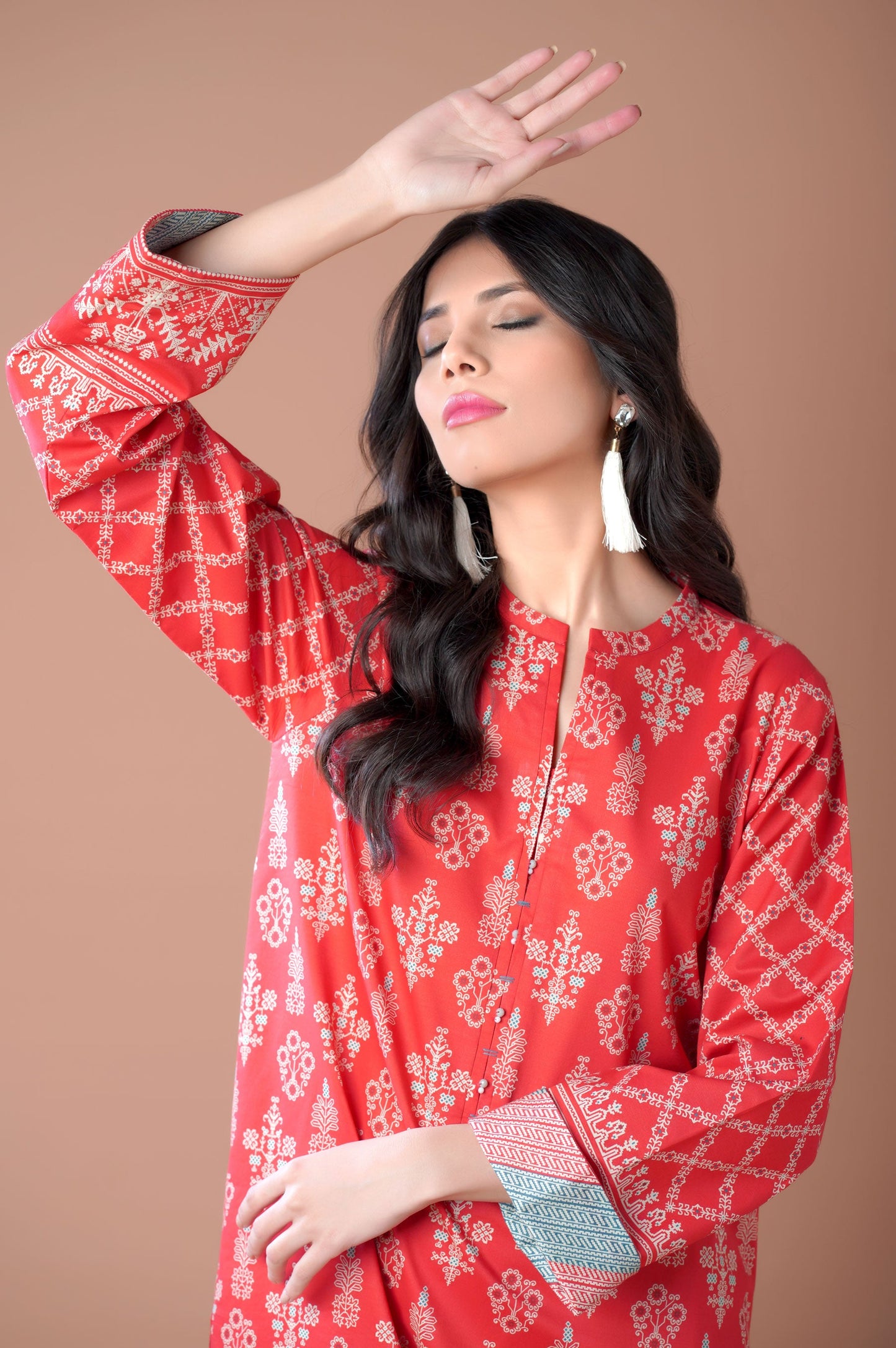 Unstitched 2 Piece Printed Lawn Suit