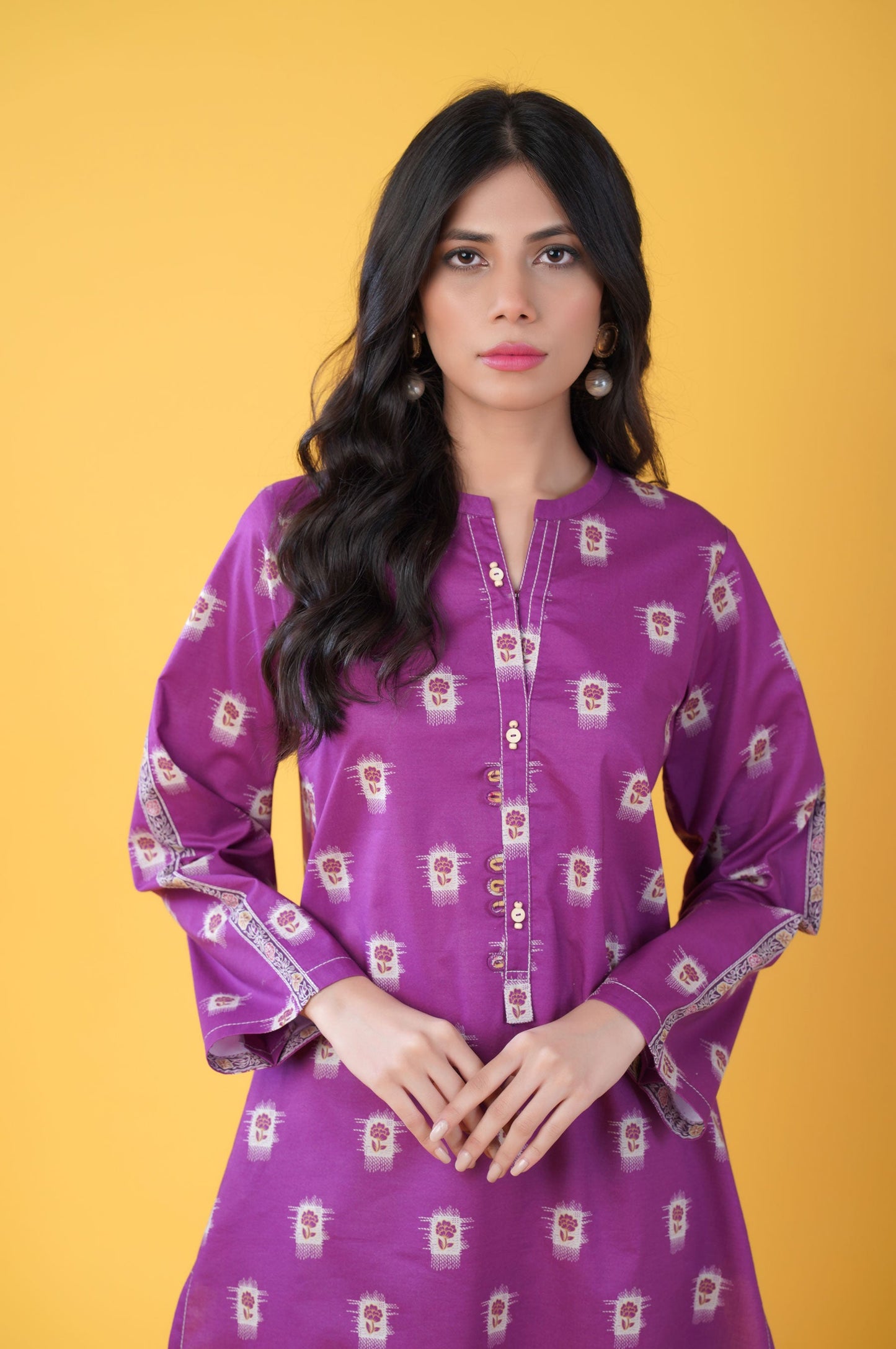 Unstitched 2 Piece Printed Lawn Suit