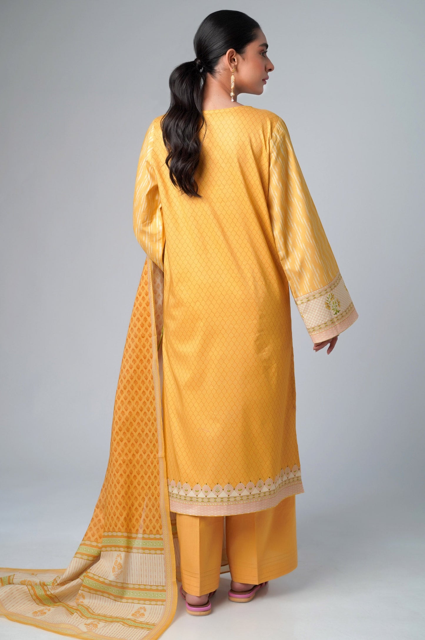 Unstitched 2 Piece Printed Lawn Suit