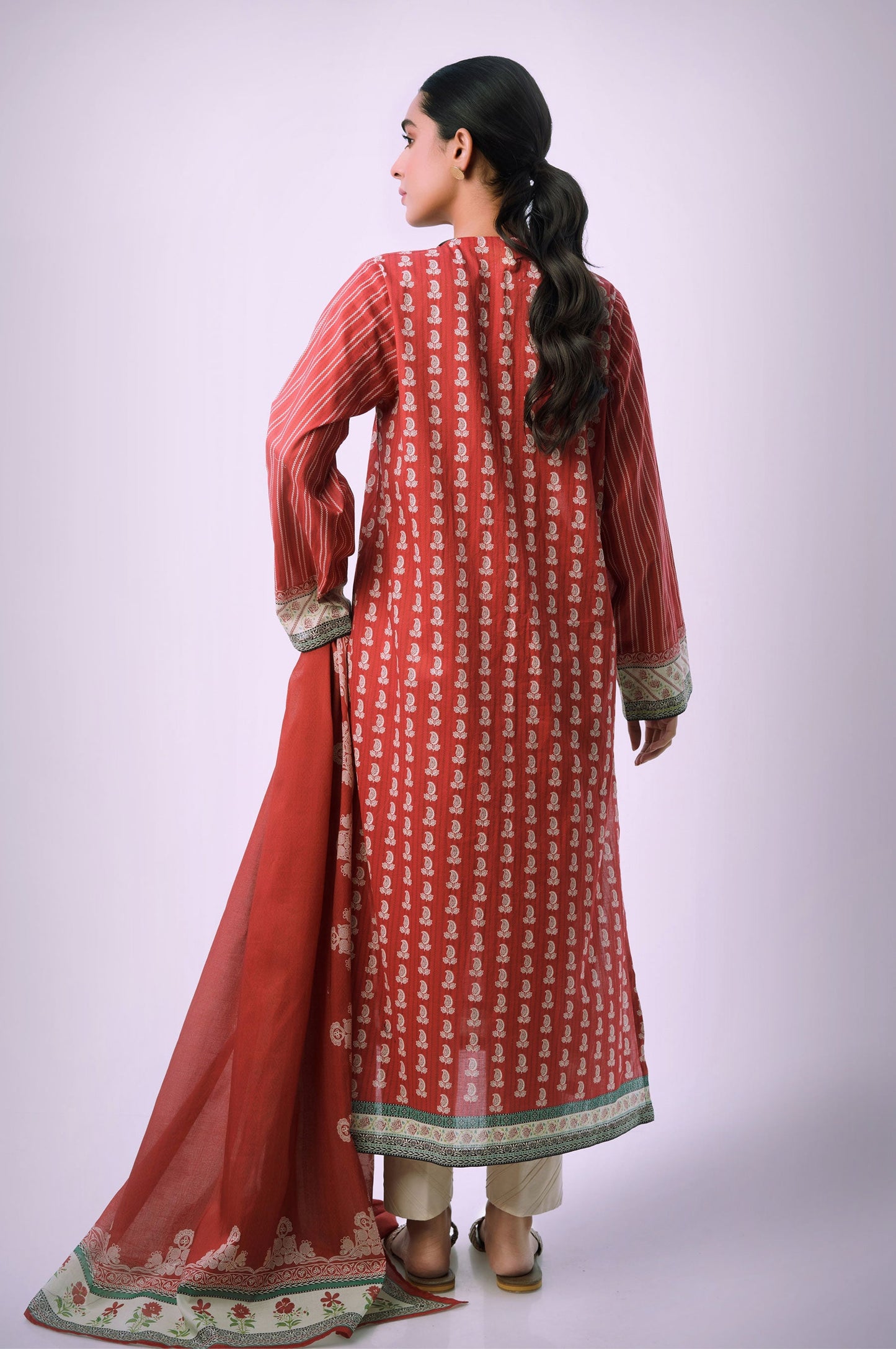 Unstitched 2 Piece Printed Lawn Suit