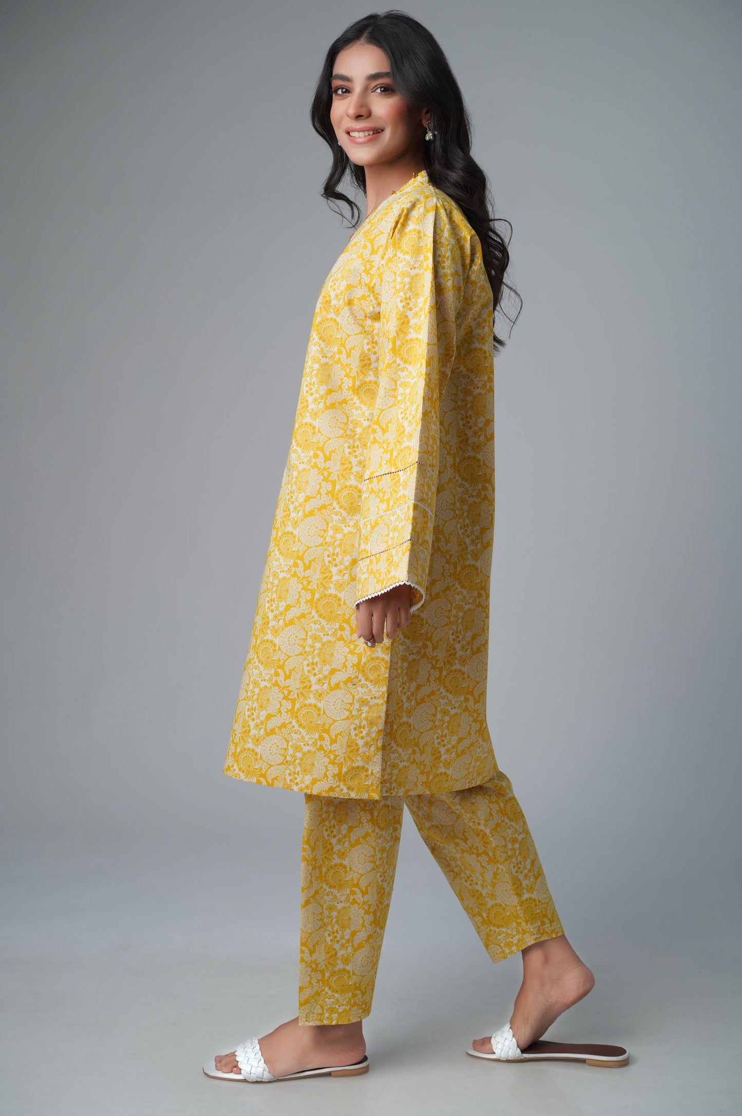Stitched 2 Piece Printed Lawn Suit