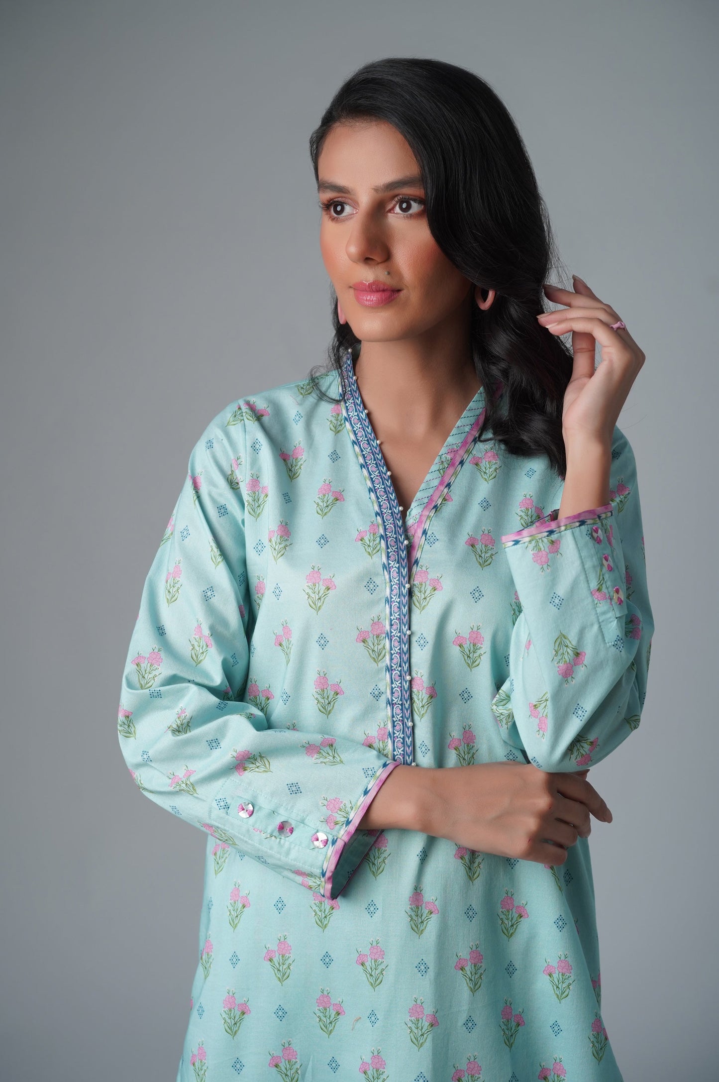 Stitched 2 Piece Printed Lawn Suit