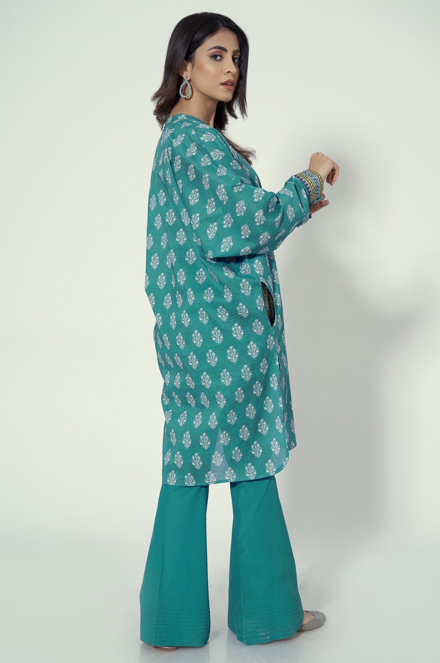 Unstitched 2 Piece Printed Lawn Suit