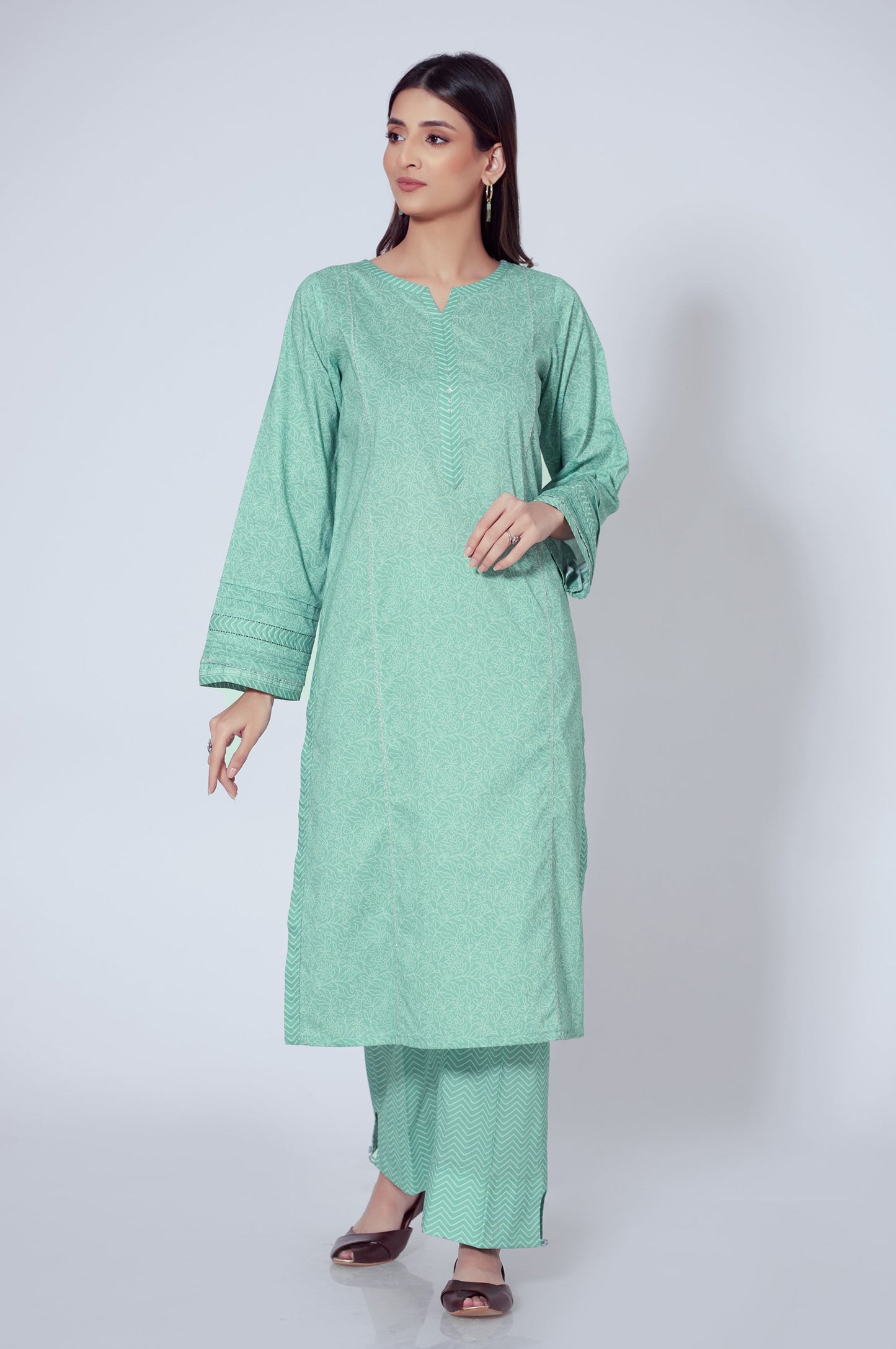 Unstitched 2 Piece Printed Lawn Suit