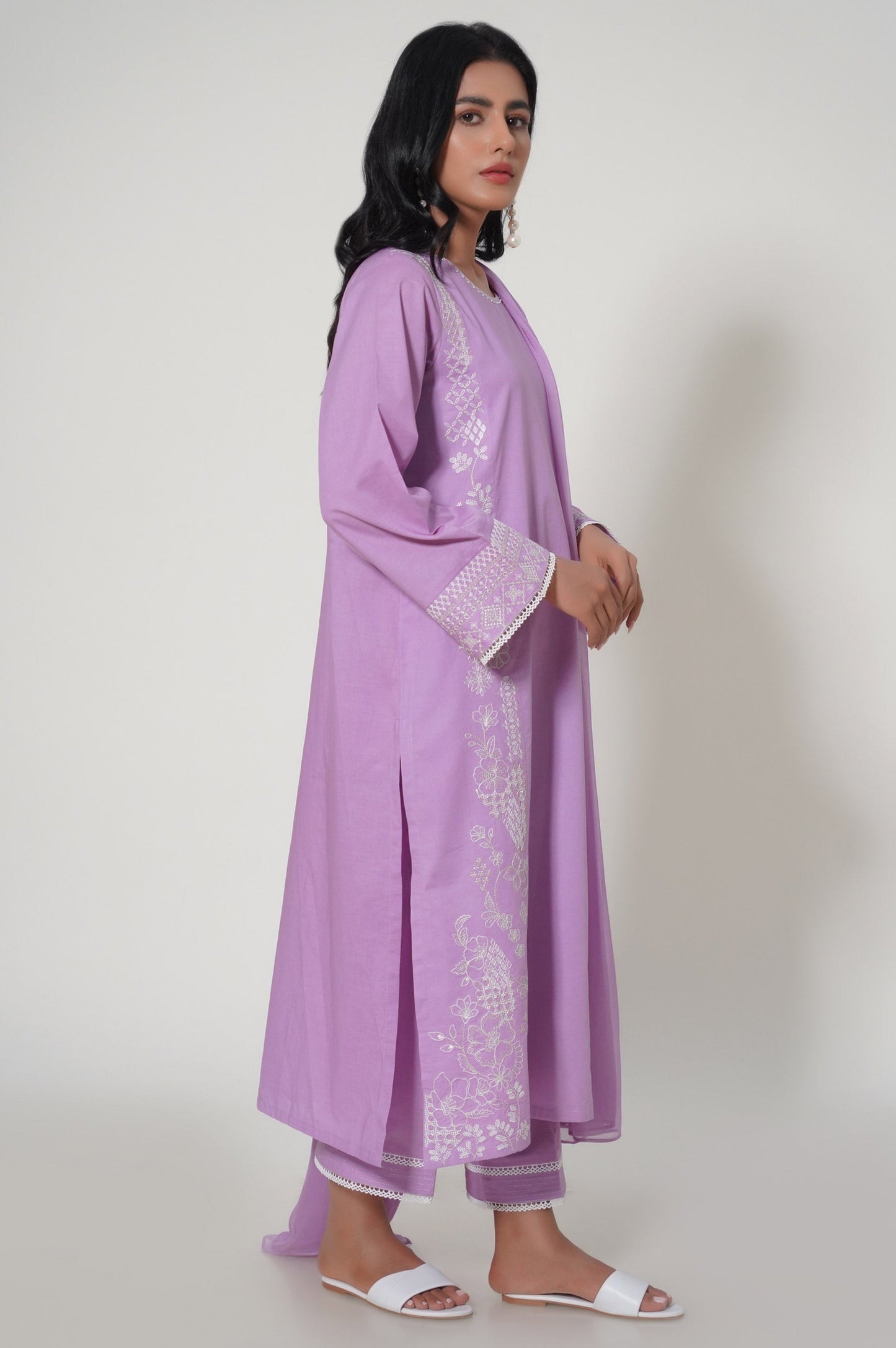 Unstitched 2 Piece Embroidered Cambric Suit