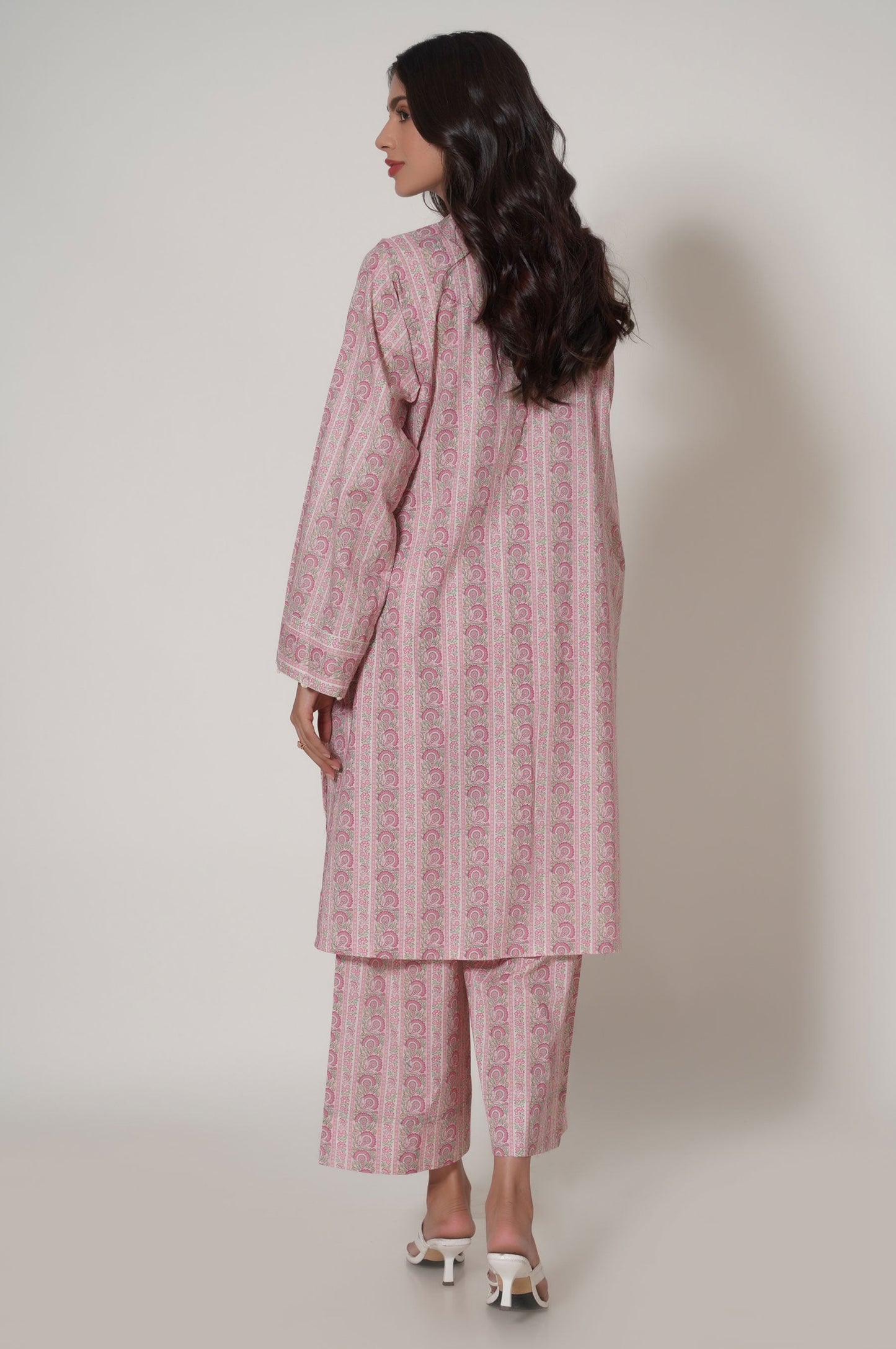 Unstitched 2 Piece Printed Cambric Suit